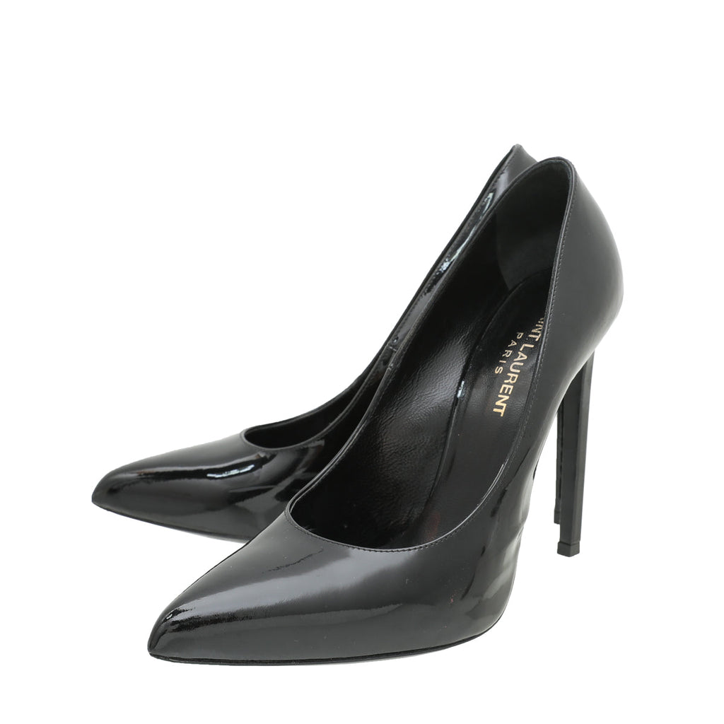 YSL Black Classic Paris Escarpin Pump 37
