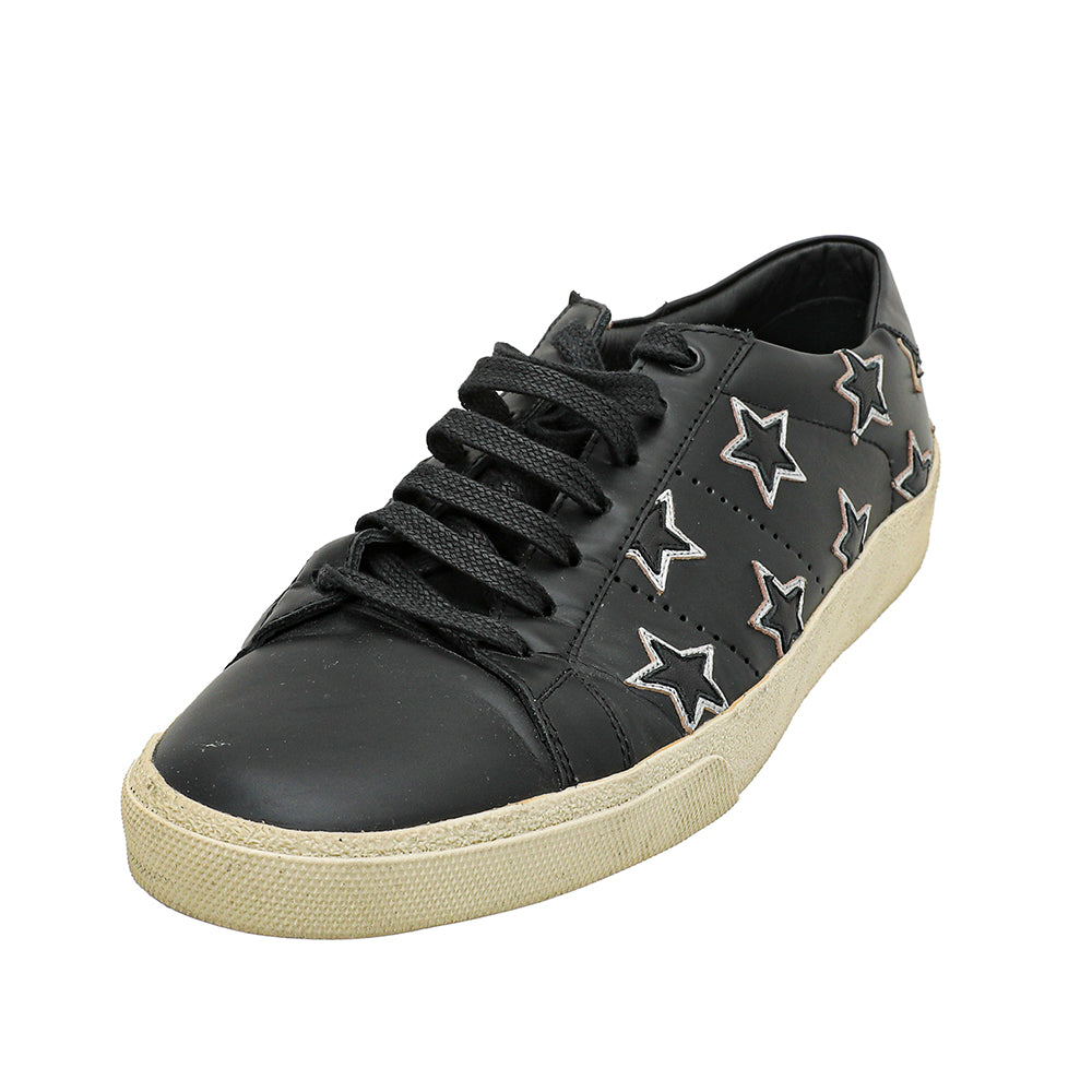 YSL Black Court Classic California Sneakers 44