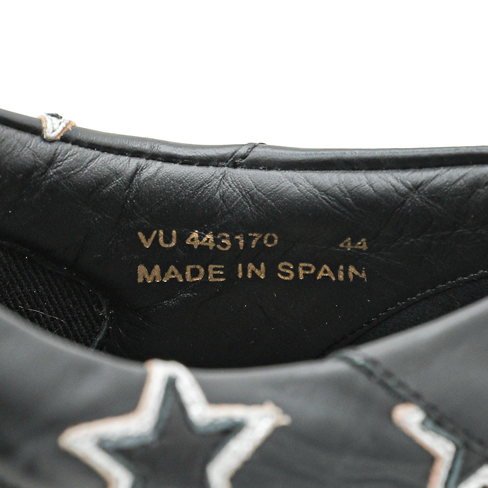 YSL Black Court Classic California Sneakers 44