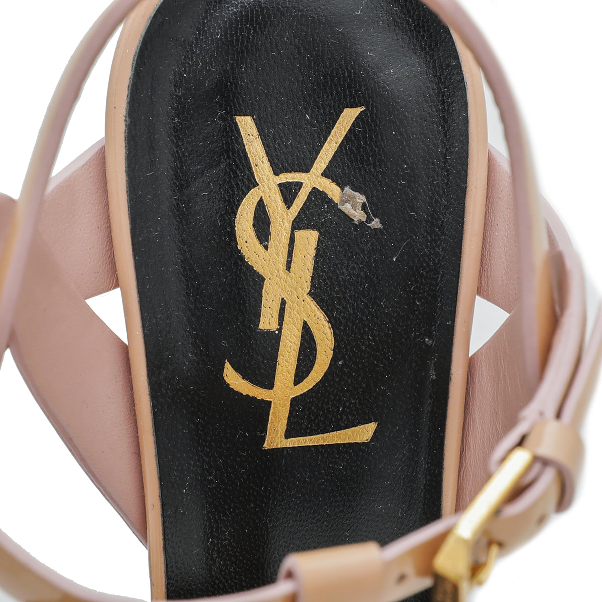 YSL Nude Tribute Sandals 35.5
