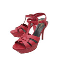 YSL Red Tribute Sandal 38