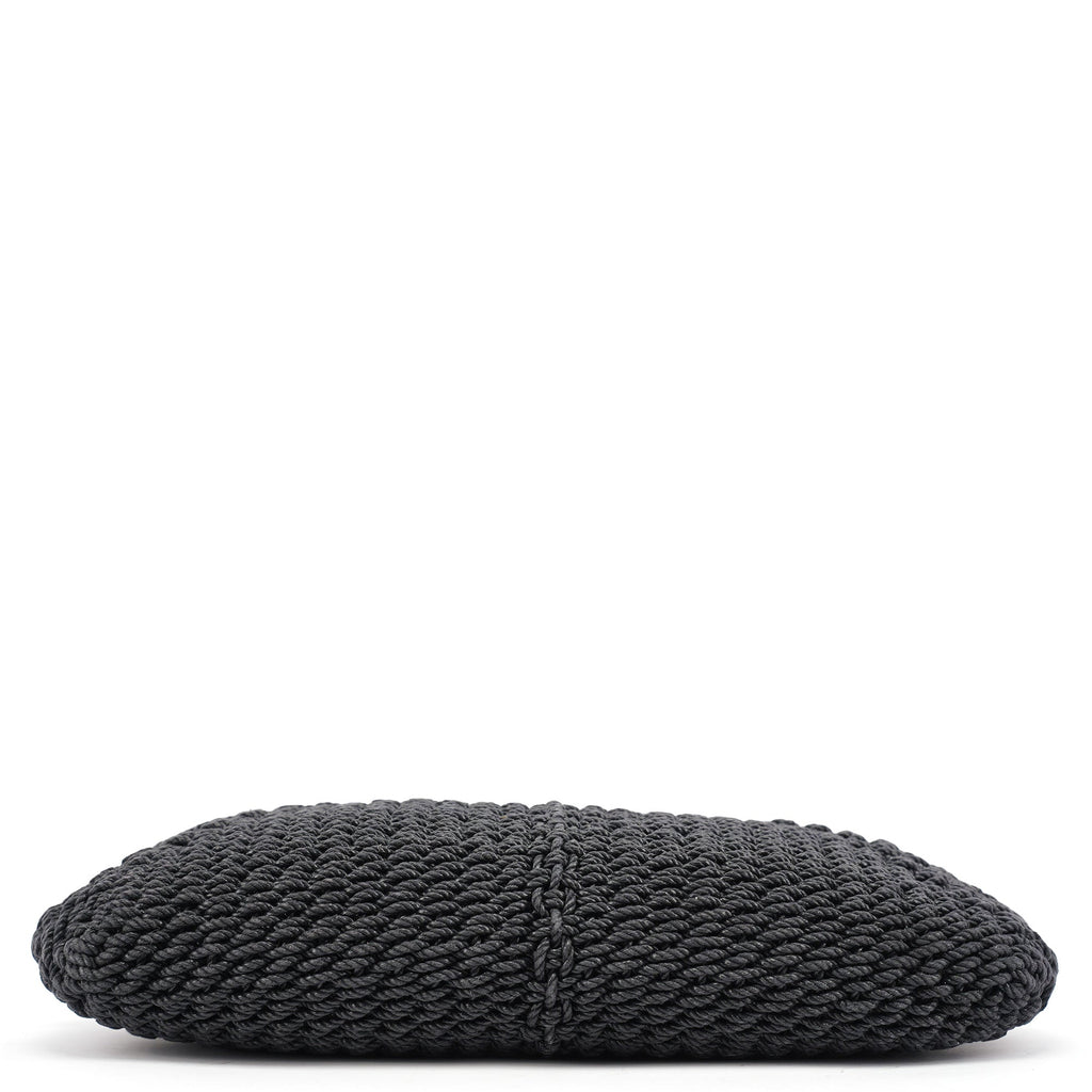 107203 Black Braided Rope Mombasa Shoulder Bag