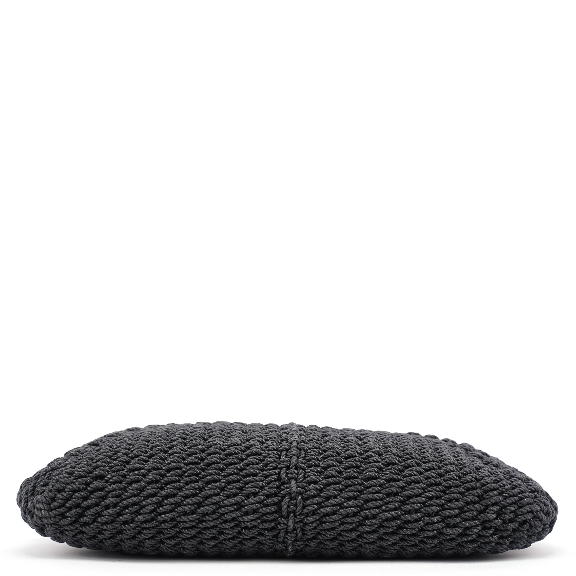 107203 Black Braided Rope Mombasa Shoulder Bag
