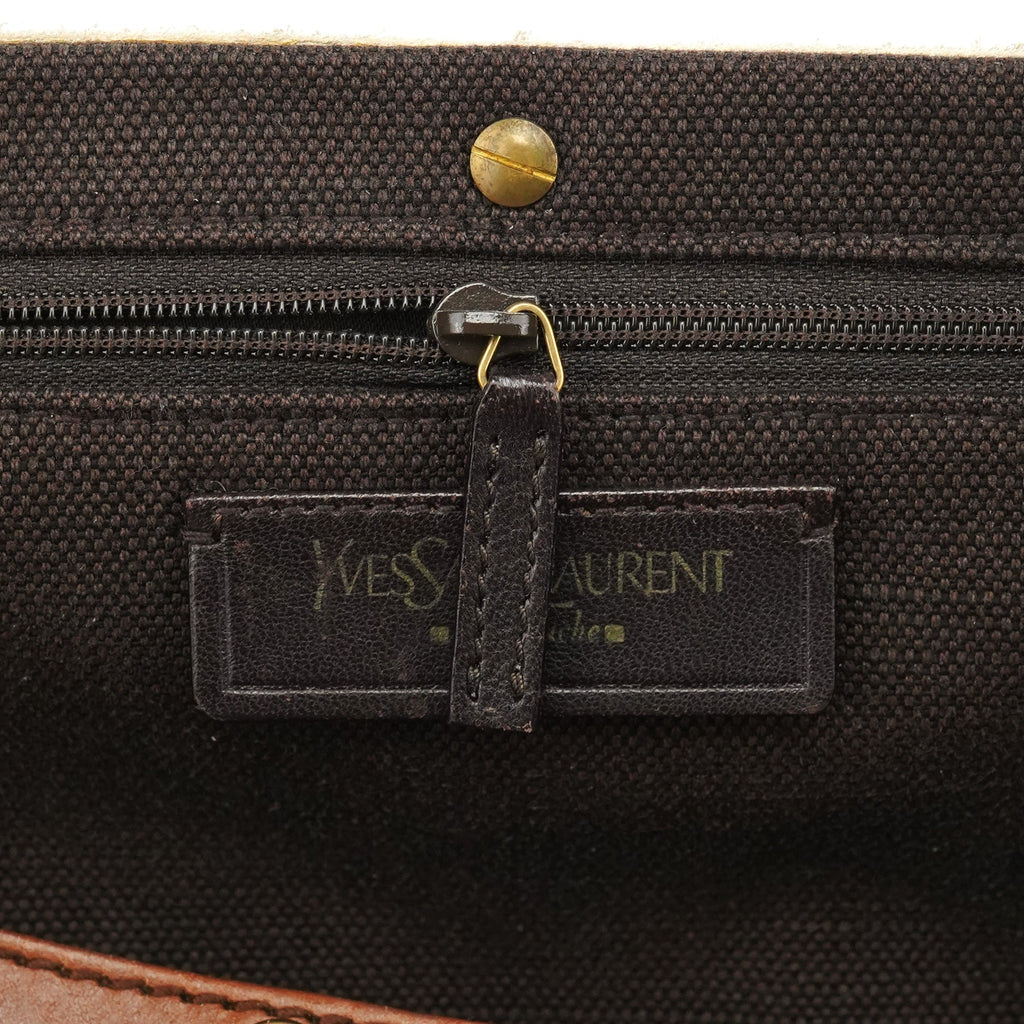 146878 Beige Suede Leather Travel Bag