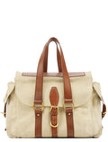 146878 Beige Suede Leather Travel Bag