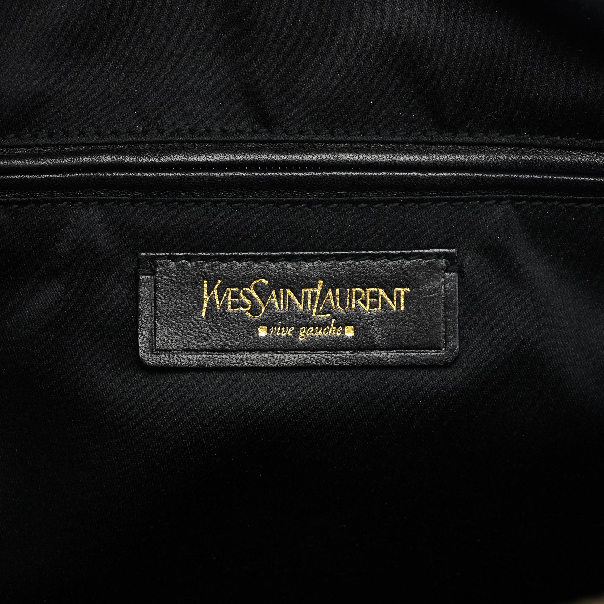 156464 Black Calfskin Leather Muse Tote Bag
