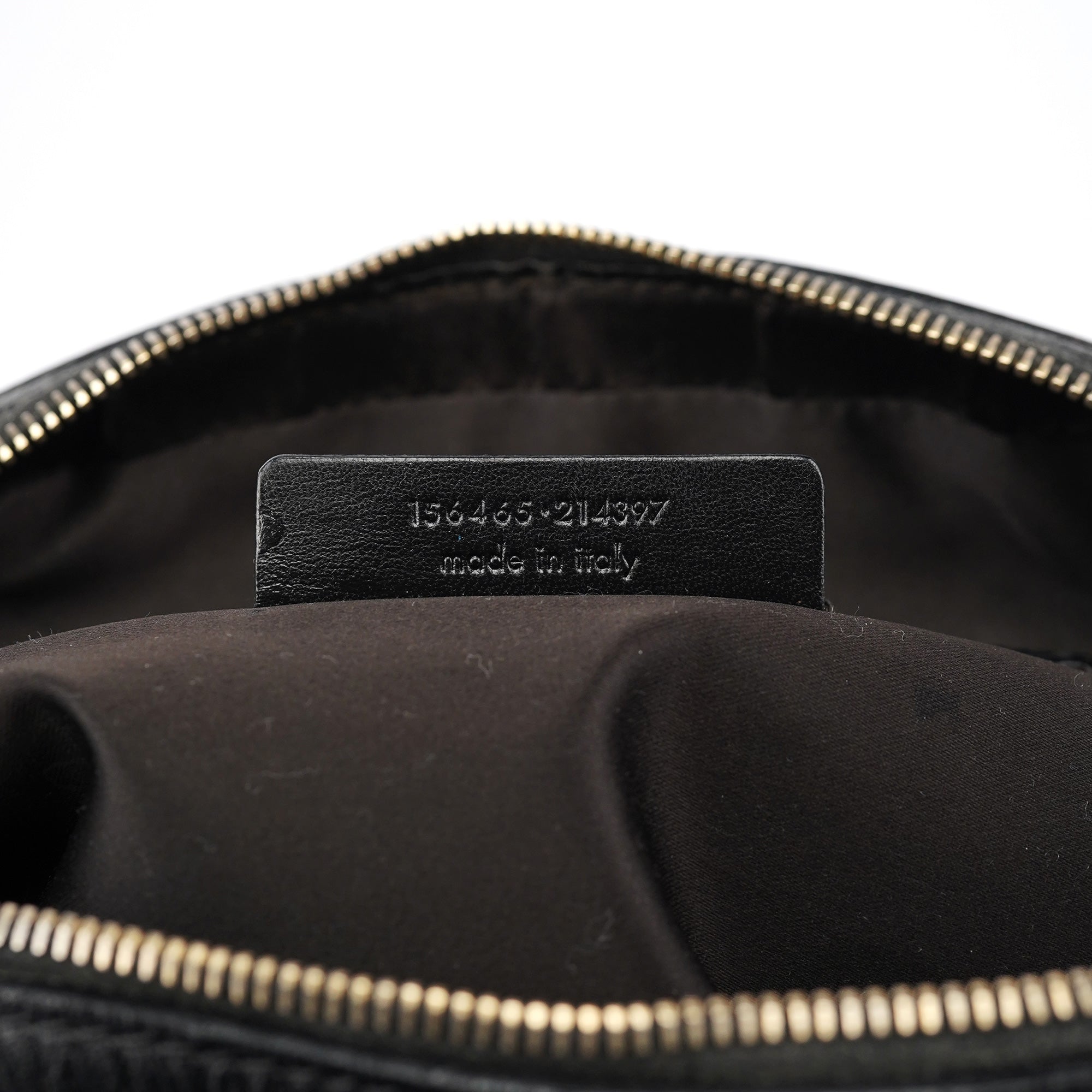 156465 Black Leather Muse Tote Bag