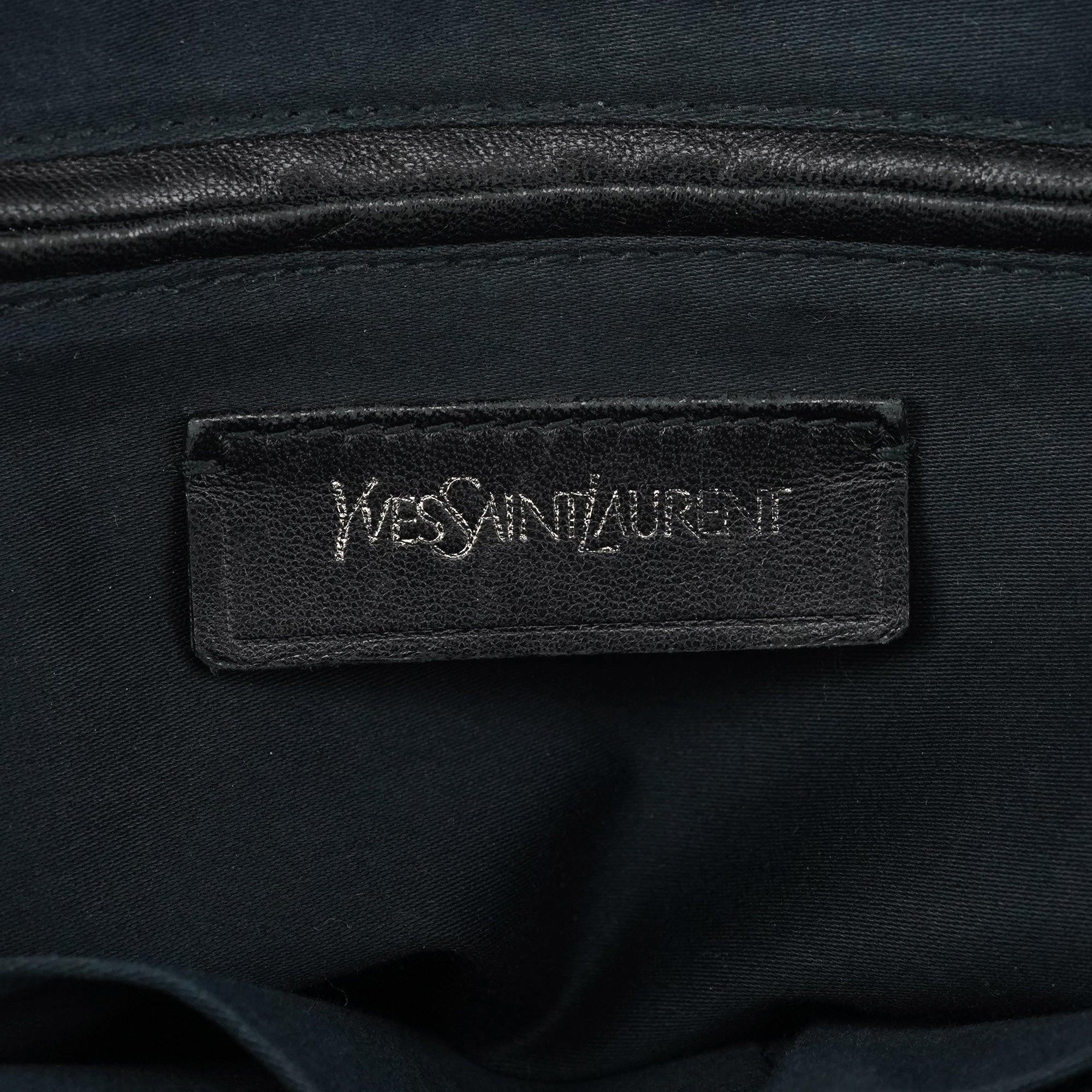 156465 Black Patent Leather Muse Bag