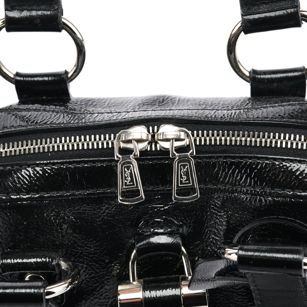 156465 Black Patent Leather Muse Bag