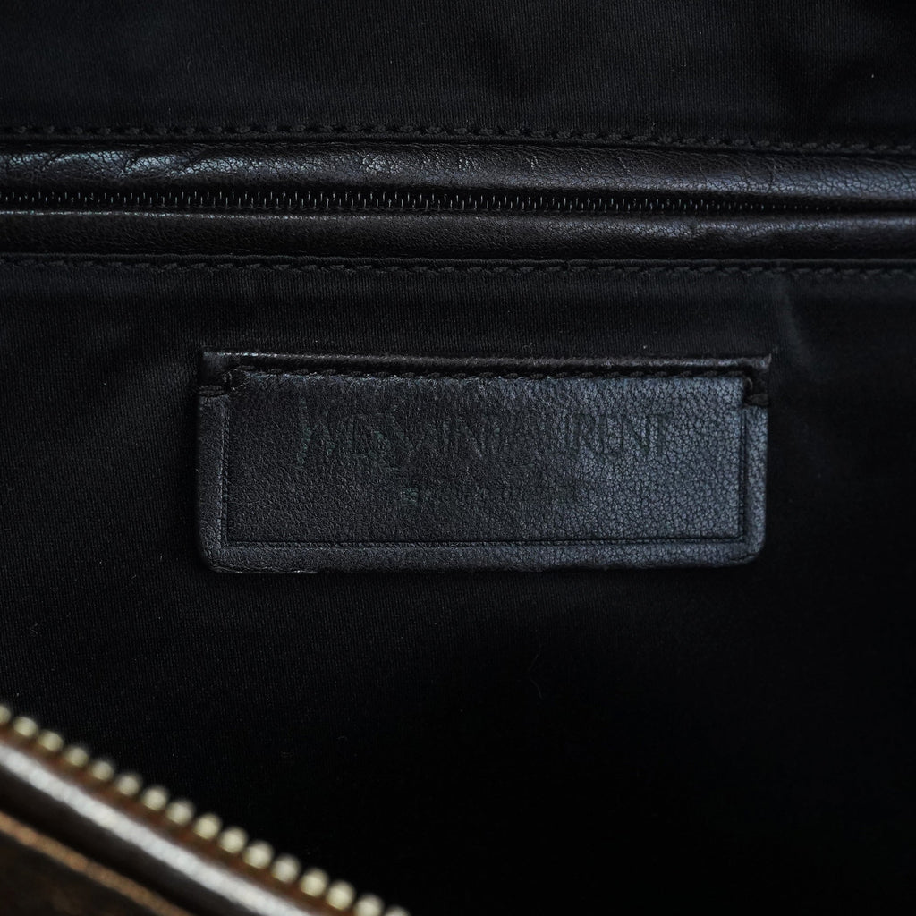160003 Bronze Stitched Leather Tote Bag