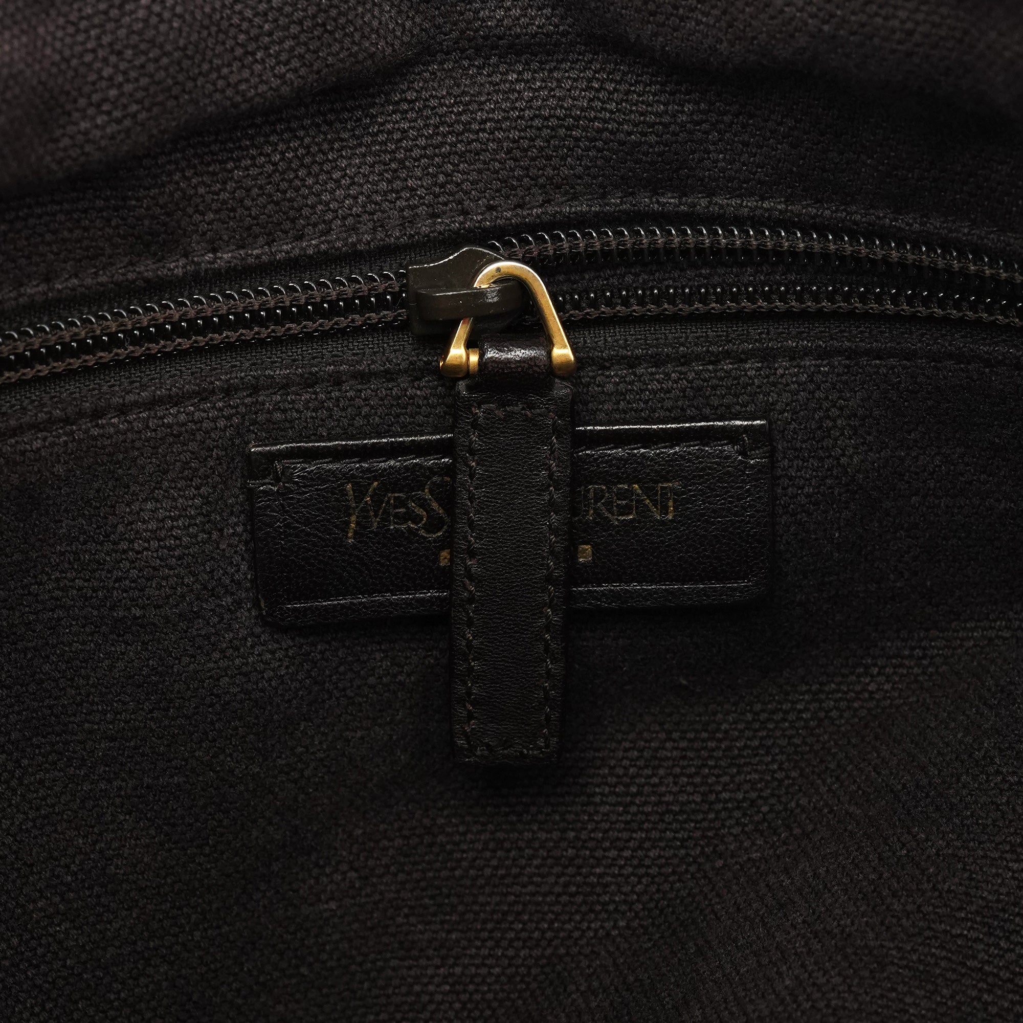 166283 Brown Canvas Leather Crossbody Bag