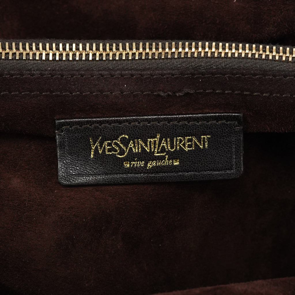 197149 Gold Leather Muse Two Bag