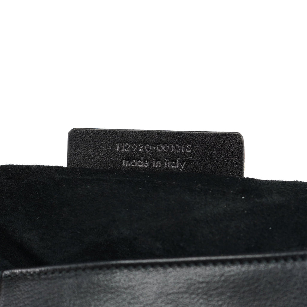 2003 Black Calfskin Nadja Shoulder Bag