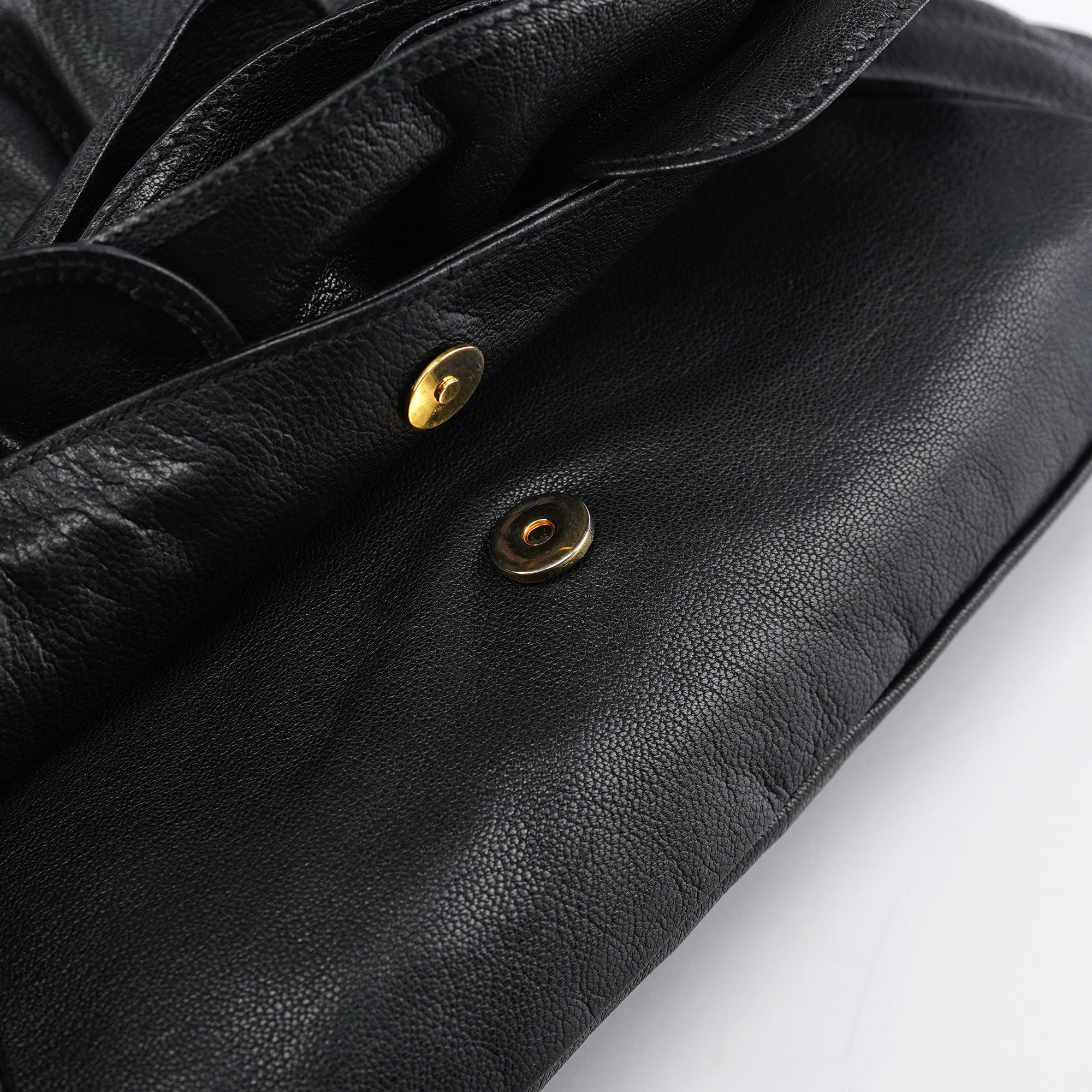 2003 Black Calfskin Nadja Shoulder Bag