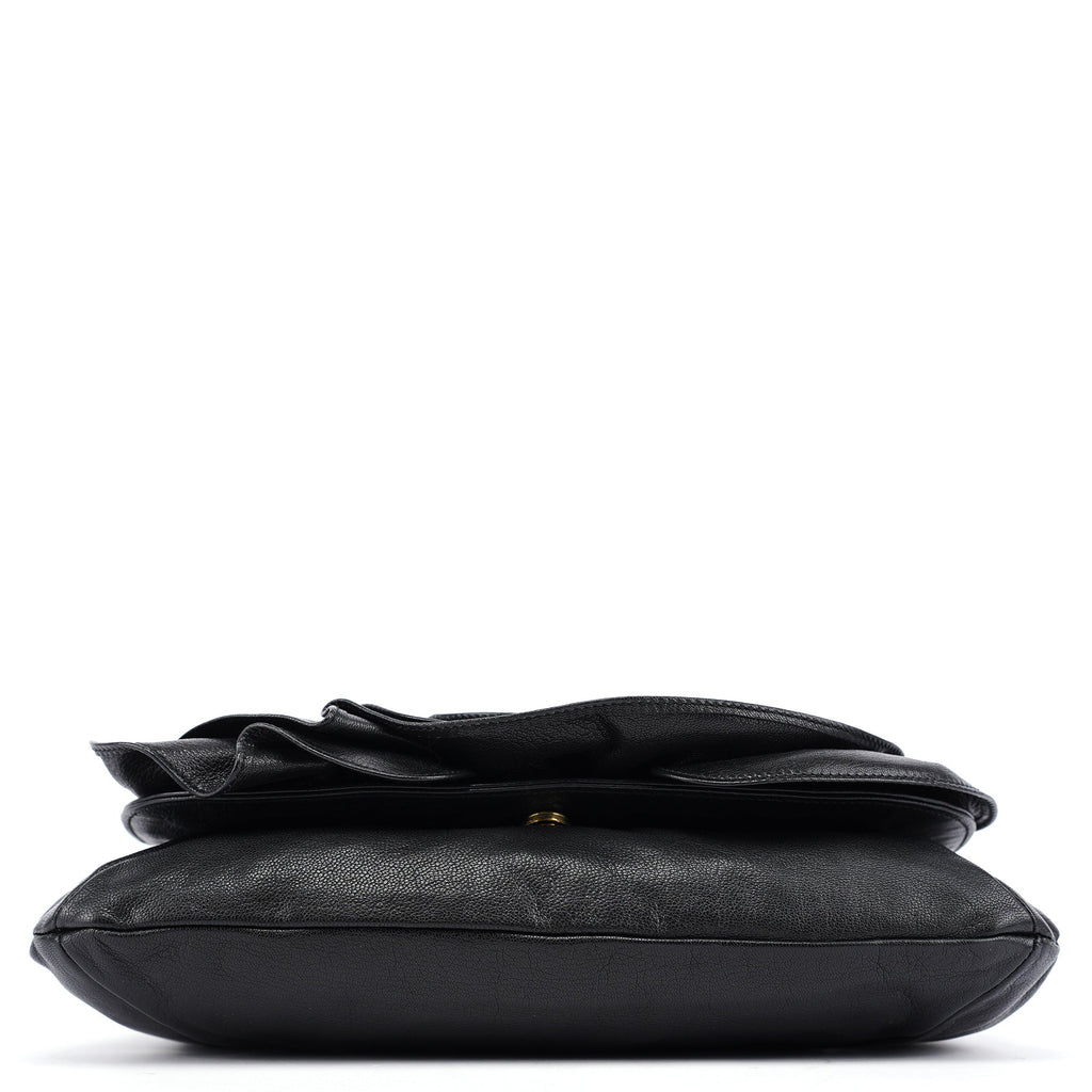 2003 Black Calfskin Nadja Shoulder Bag
