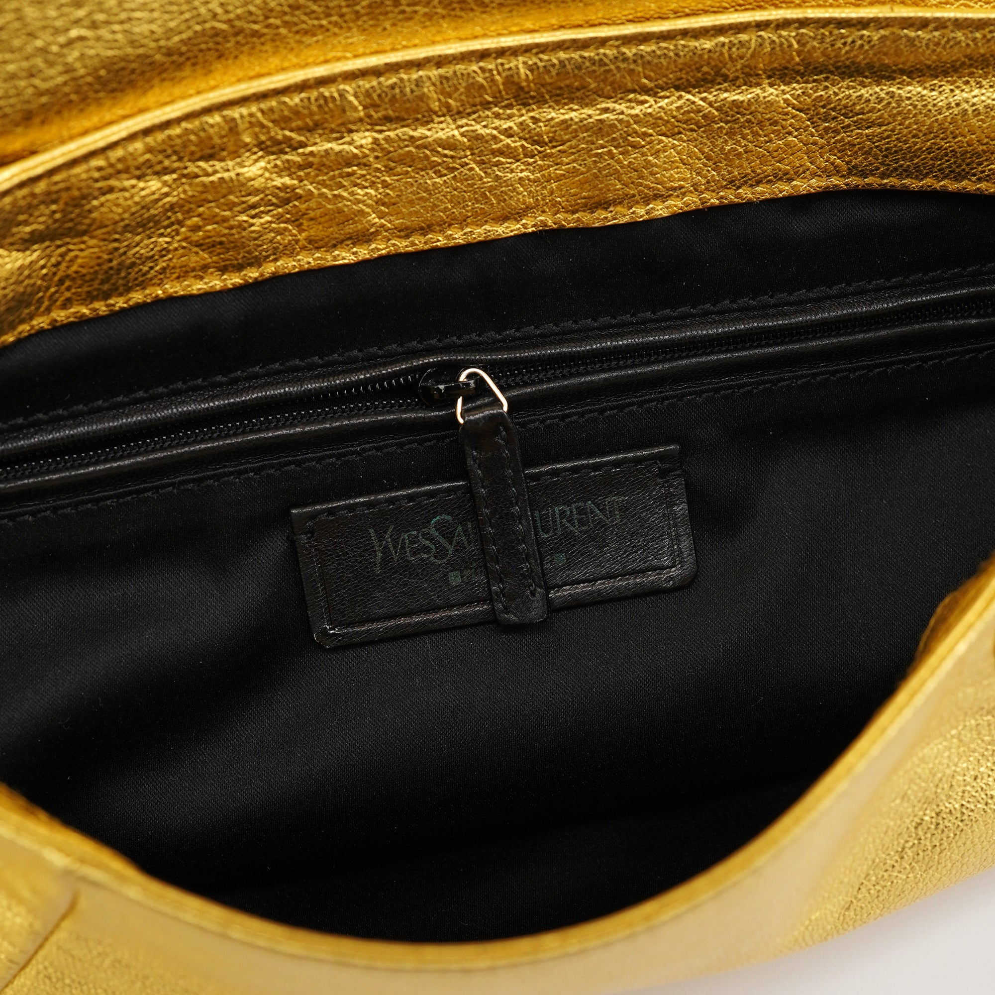 2003 Gold Leather Chain Nadja Shoulder Bag