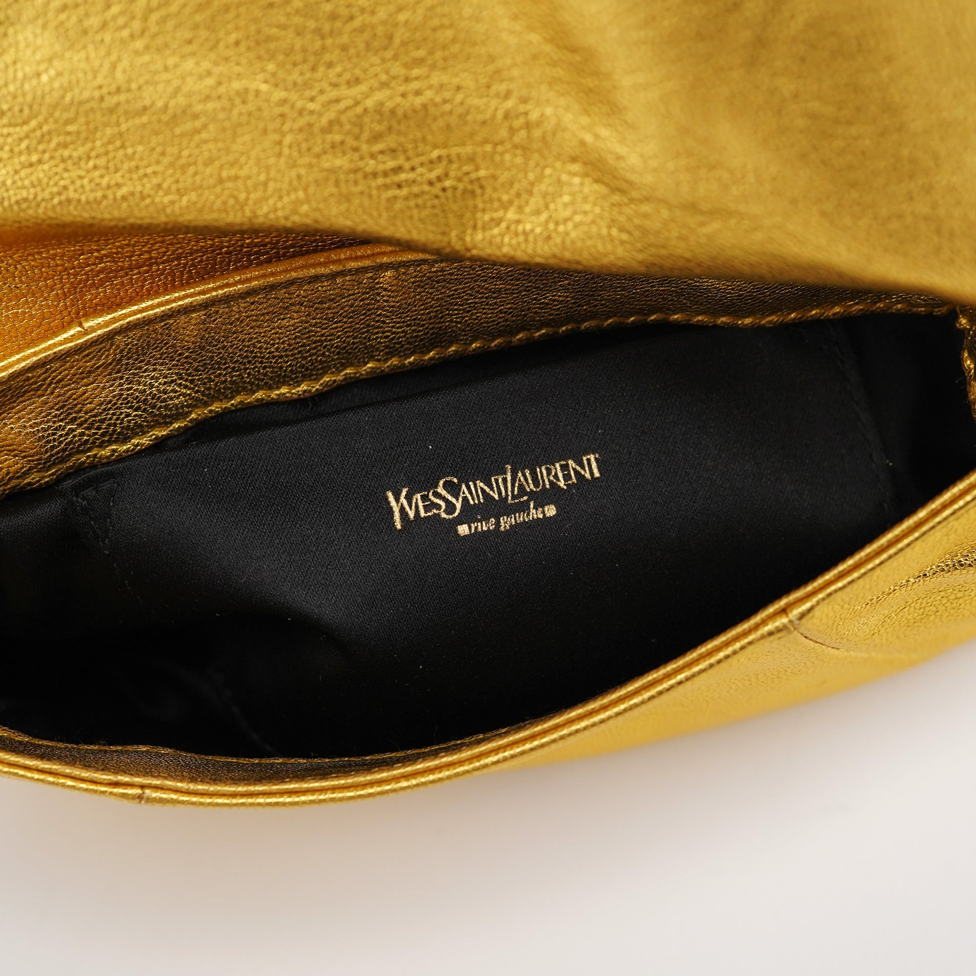 2003 Gold Leather Mini Nadja Bag