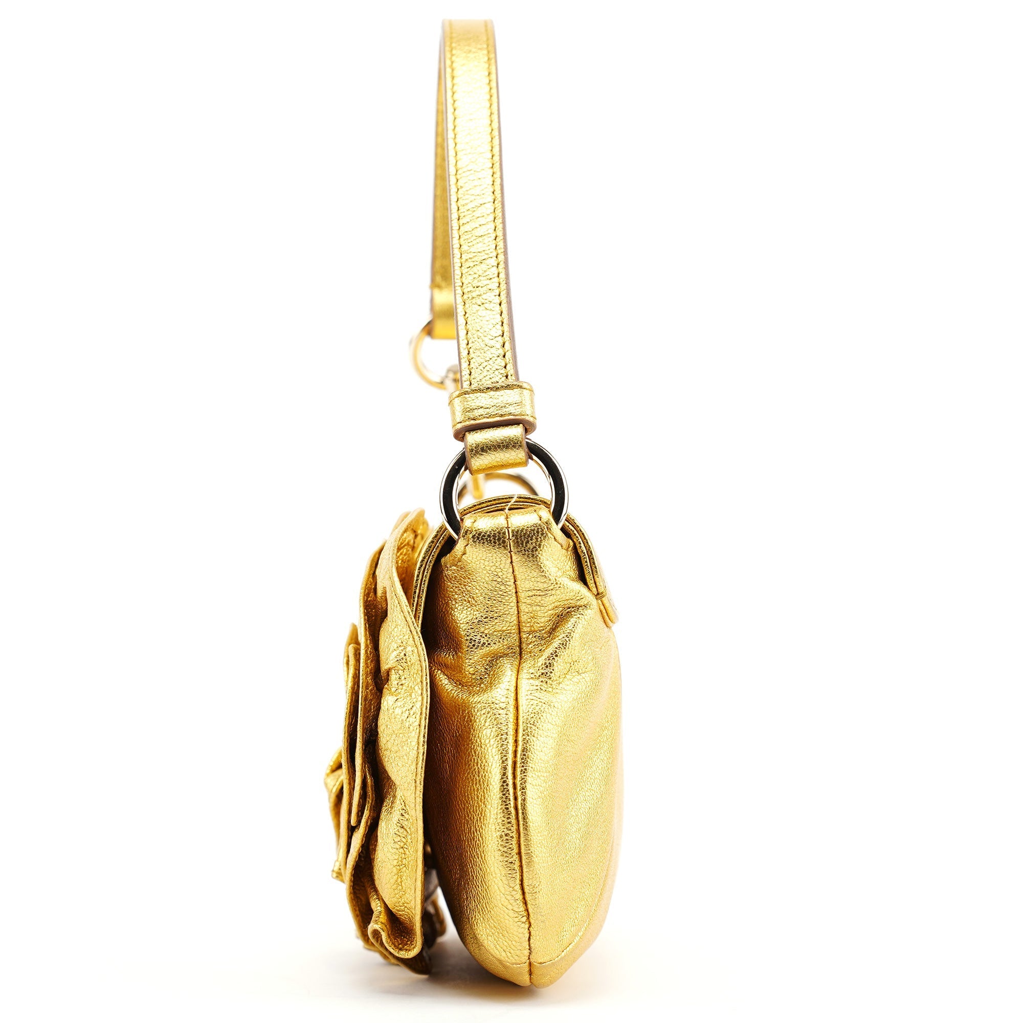 2003 Gold Leather Mini Nadja Bag