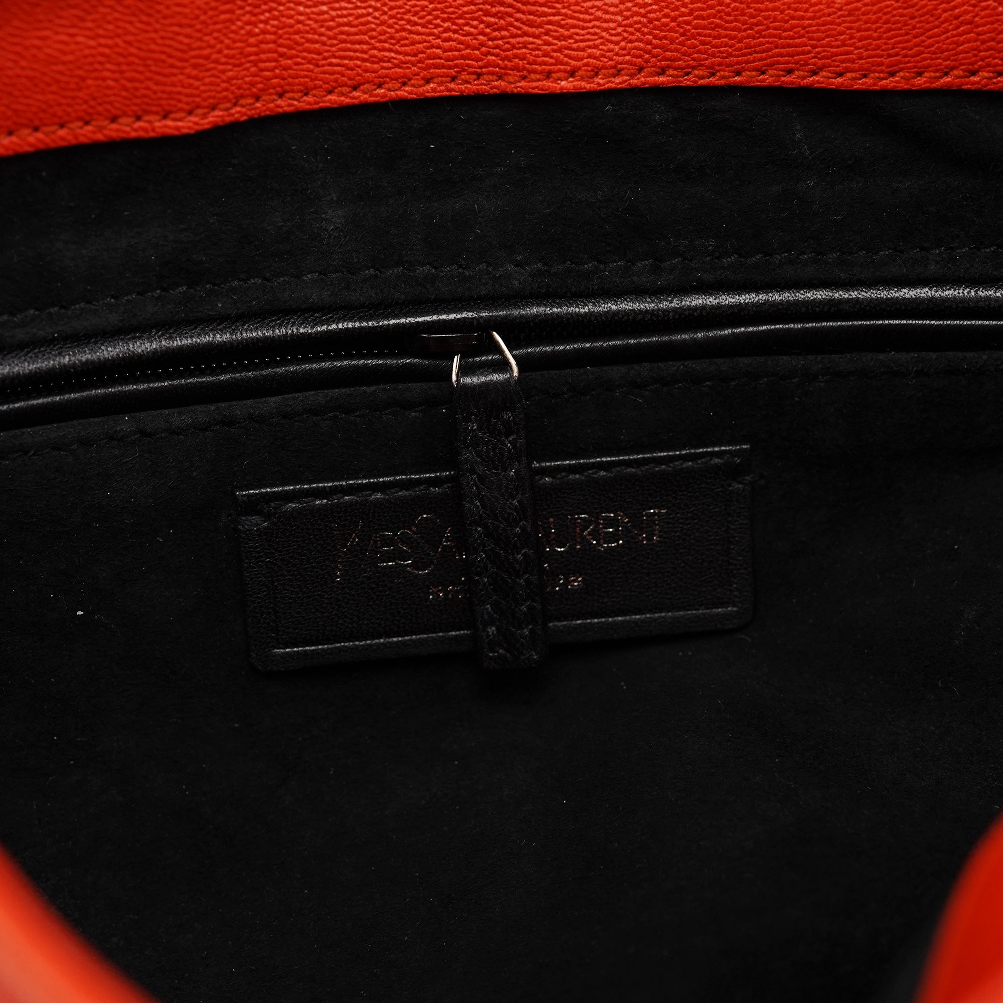2003 Orange Leather Nadja Shoulder Bag