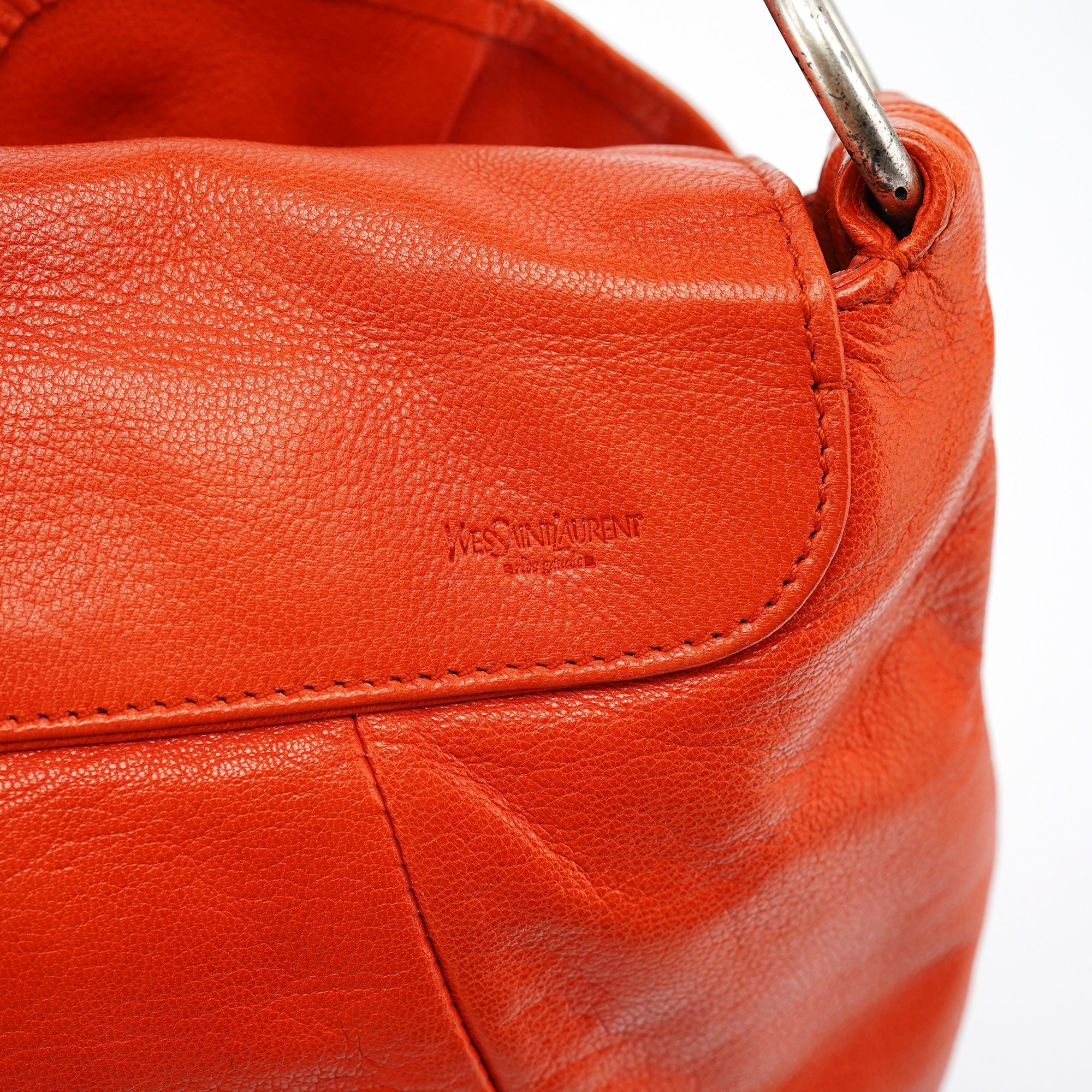 2003 Orange Leather Nadja Shoulder Bag