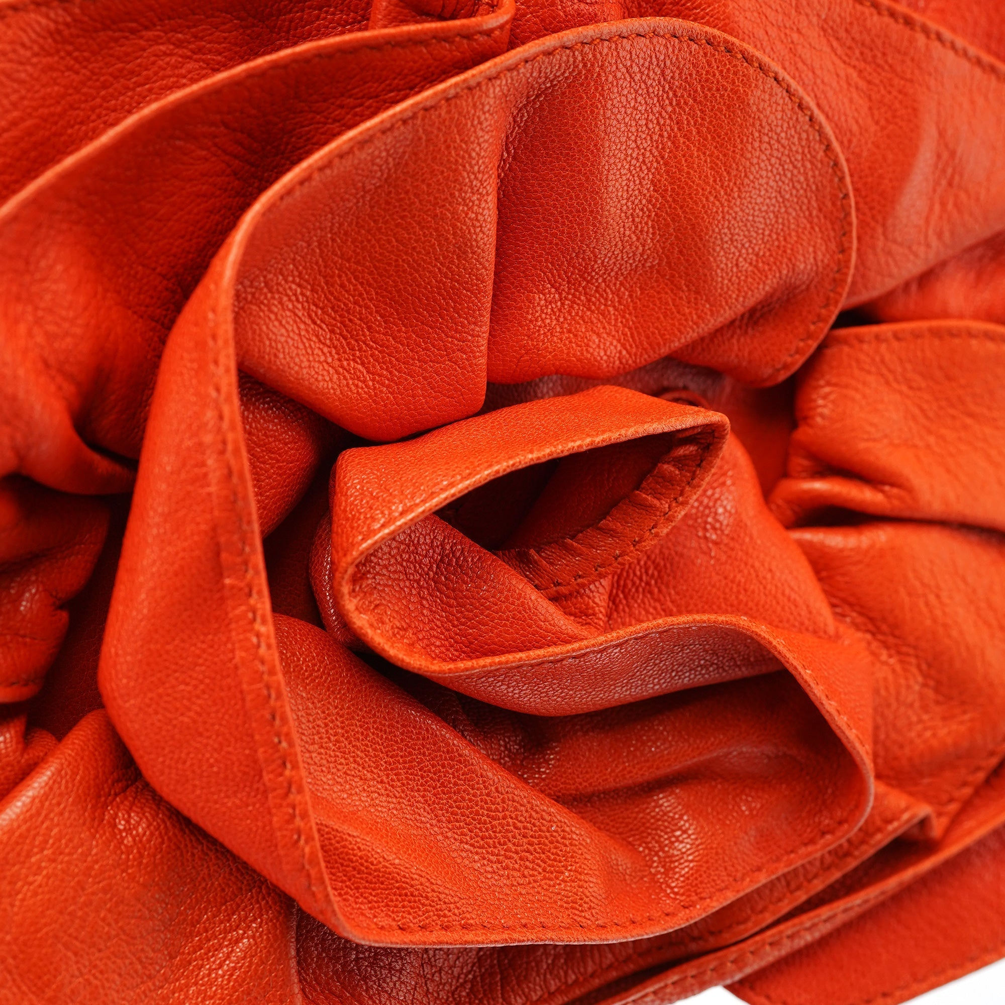 2003 Orange Leather Nadja Shoulder Bag