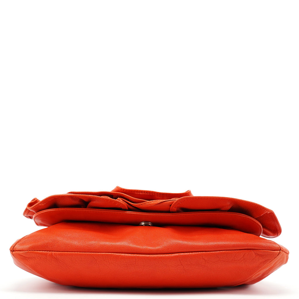 2003 Orange Leather Nadja Shoulder Bag