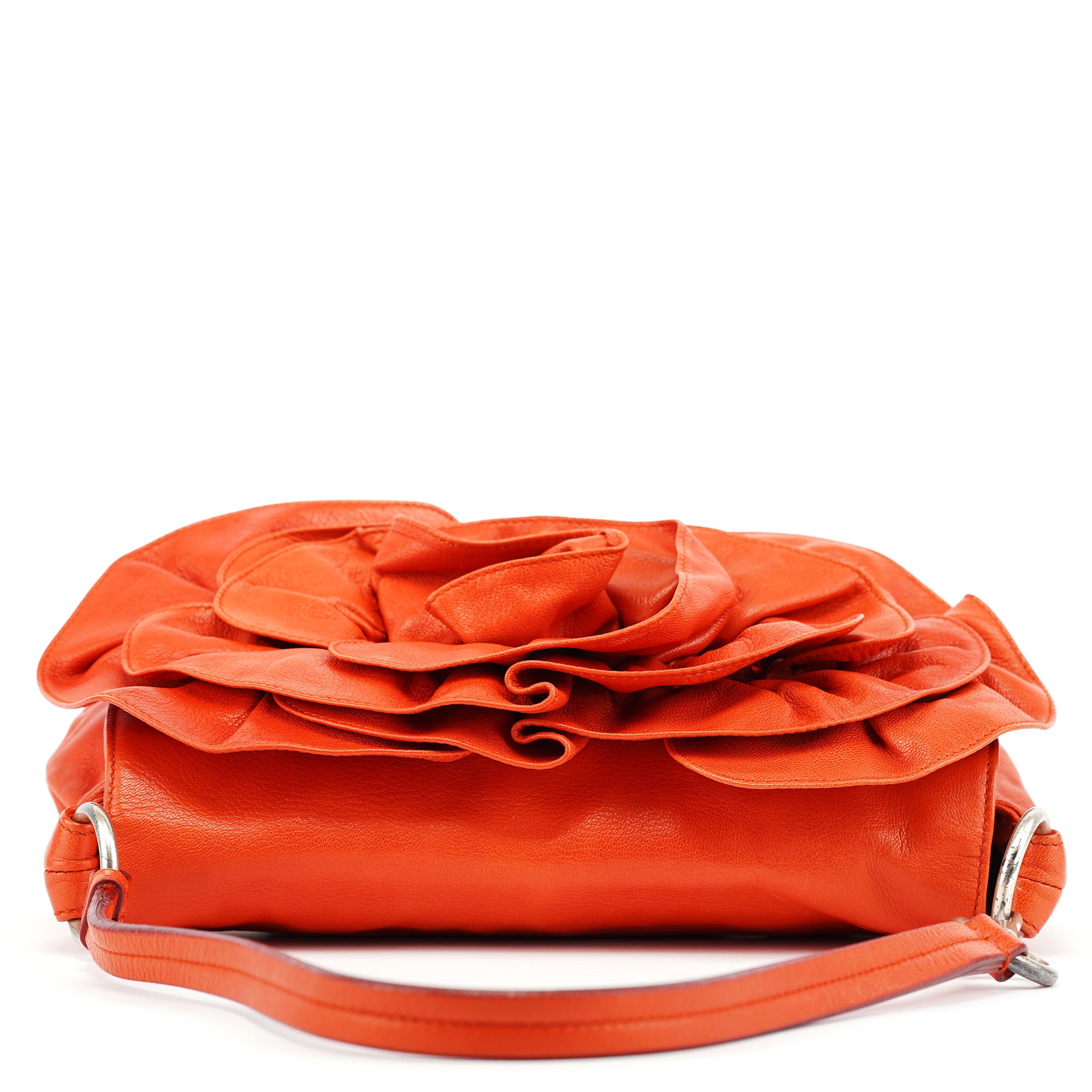 2003 Orange Leather Nadja Shoulder Bag