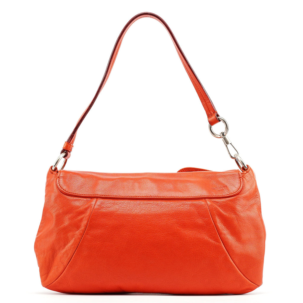 2003 Orange Leather Nadja Shoulder Bag