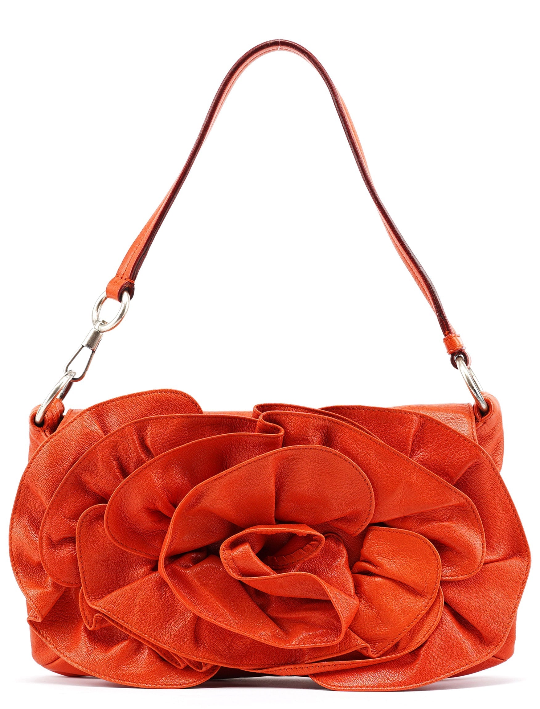 2003 Orange Leather Nadja Shoulder Bag