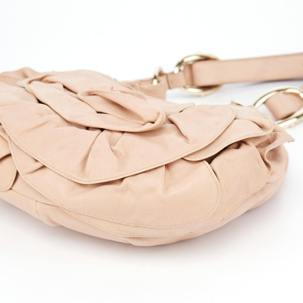 2003 Soft Pink Calfskin Nadja Shoulder Bag