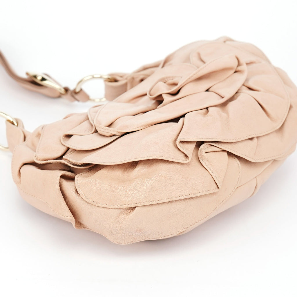 2003 Soft Pink Calfskin Nadja Shoulder Bag