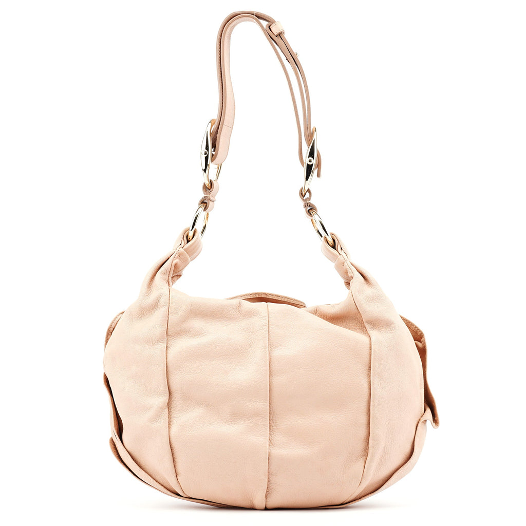 2003 Soft Pink Calfskin Nadja Shoulder Bag