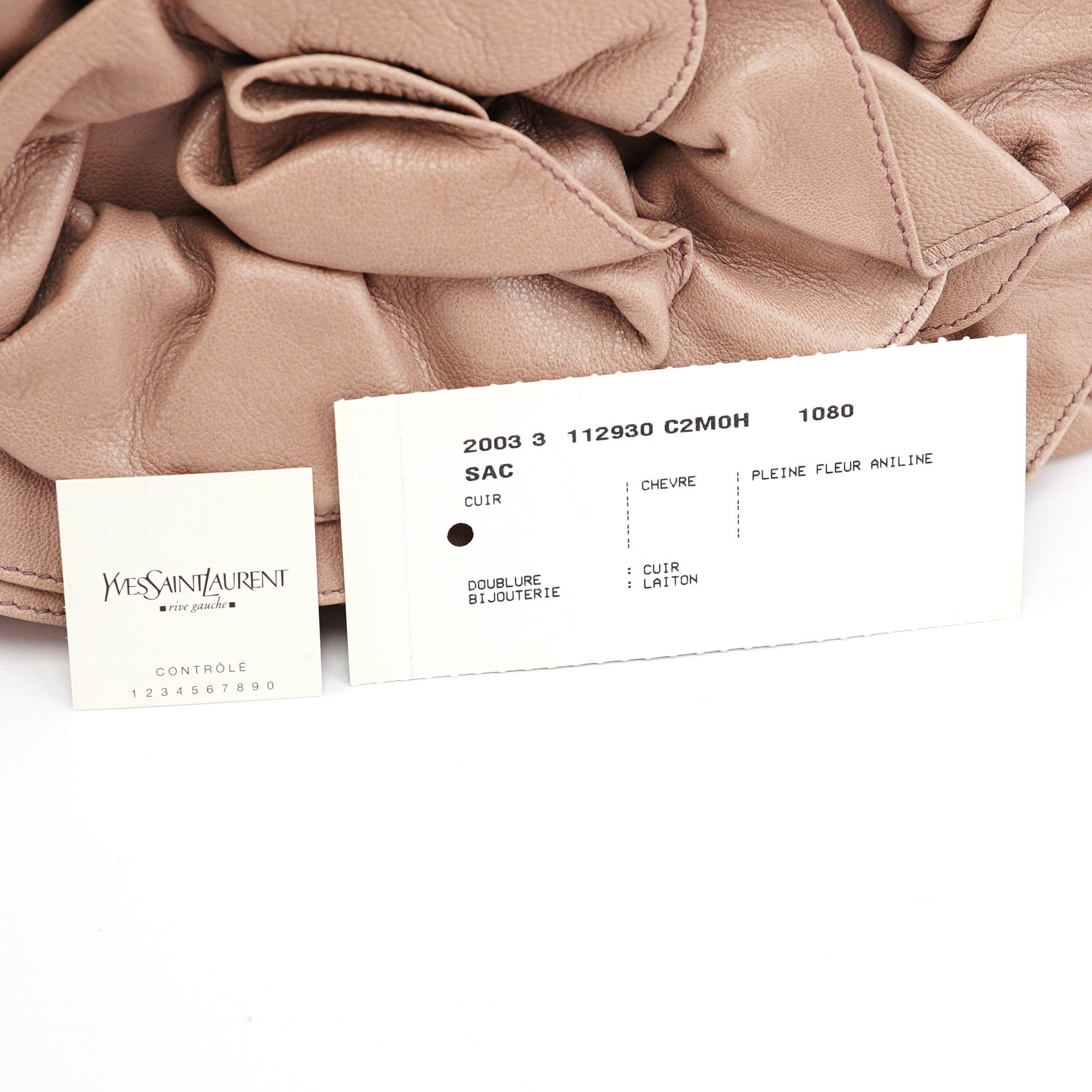 2003 Soft Pink Calfskin Nadja Shoulder Bag