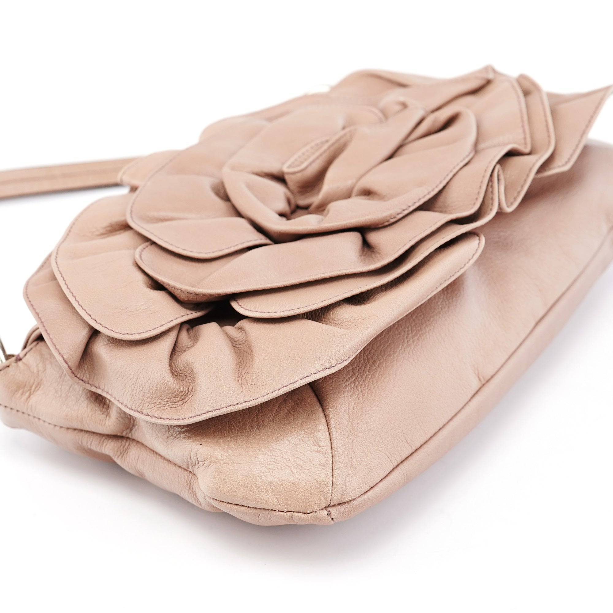 2003 Soft Pink Calfskin Nadja Shoulder Bag