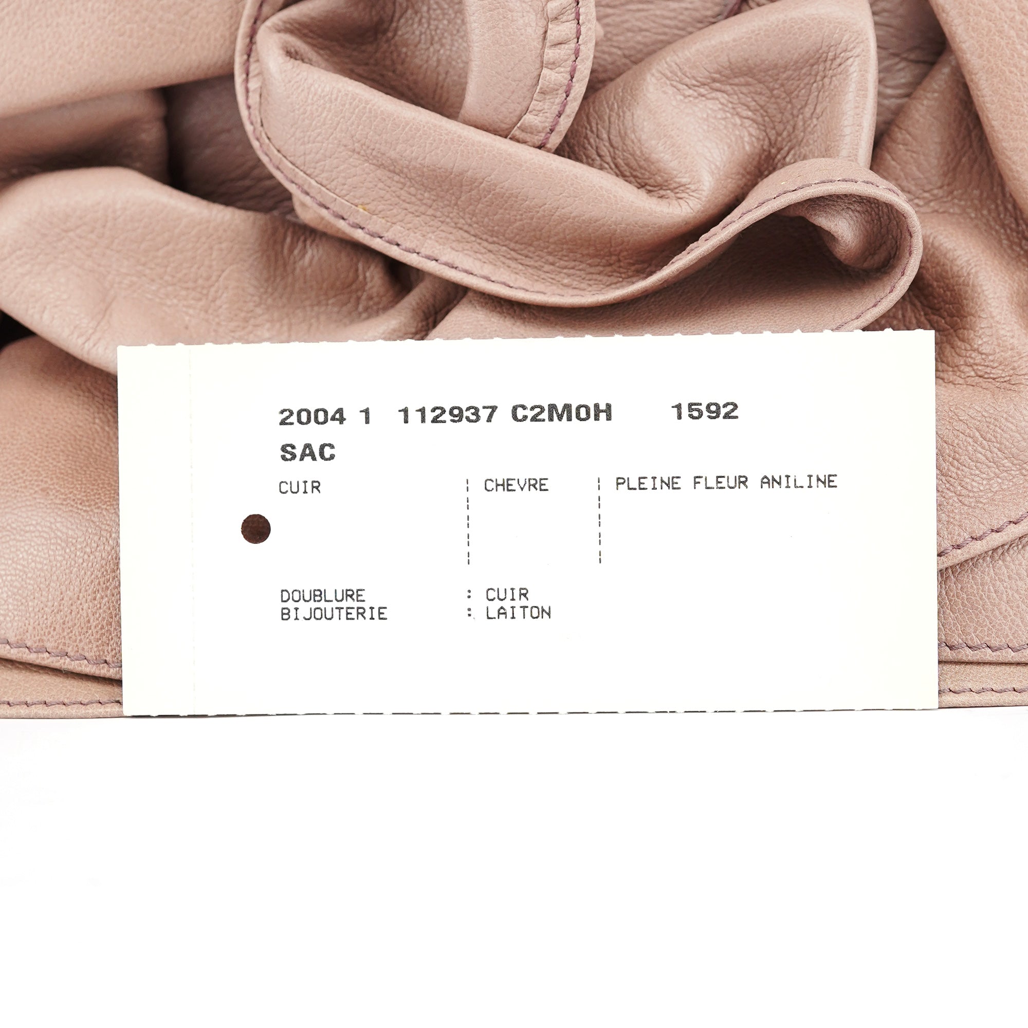 2003 Soft Pink Calfskin Nadja Shoulder Bag