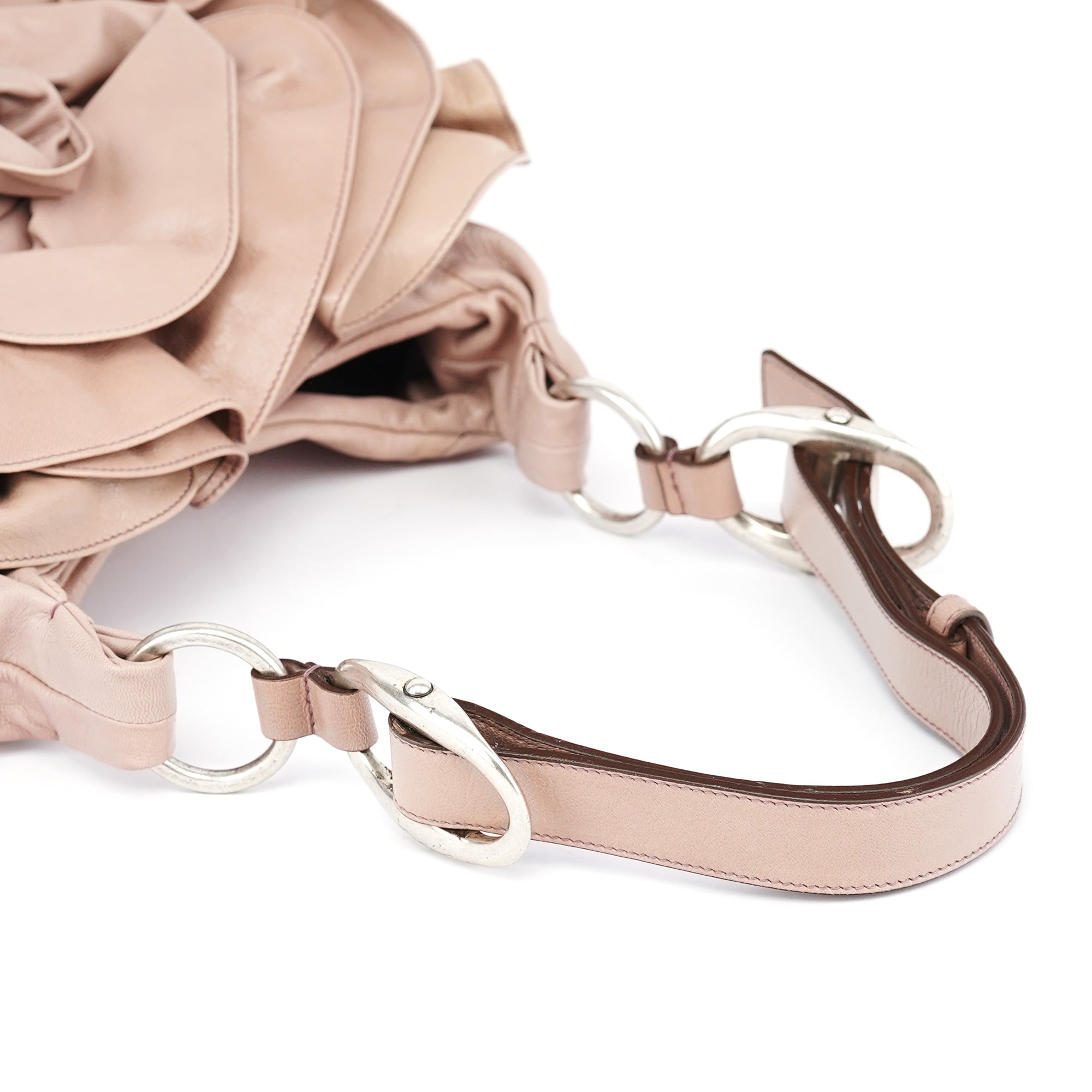 2003 Soft Pink Calfskin Nadja Shoulder Bag