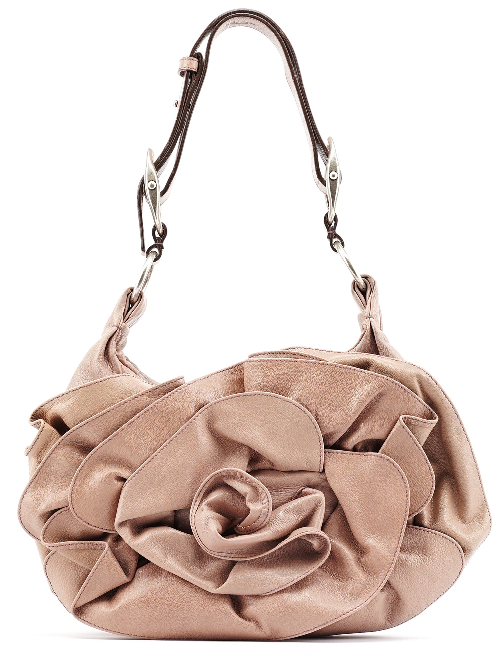 2003 Soft Pink Calfskin Nadja Shoulder Bag
