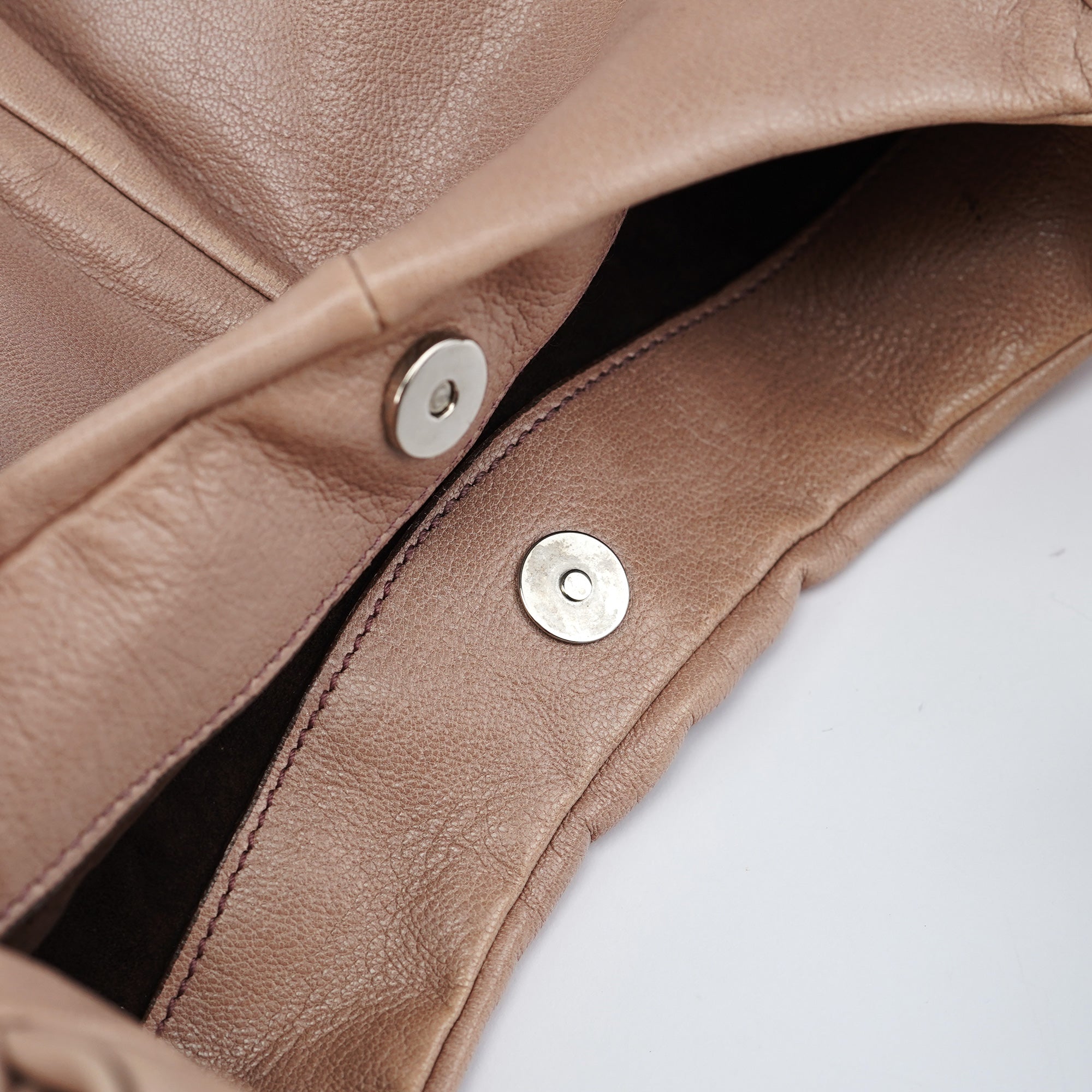 2003 Soft Pink Calfskin Nadja Shoulder Bag