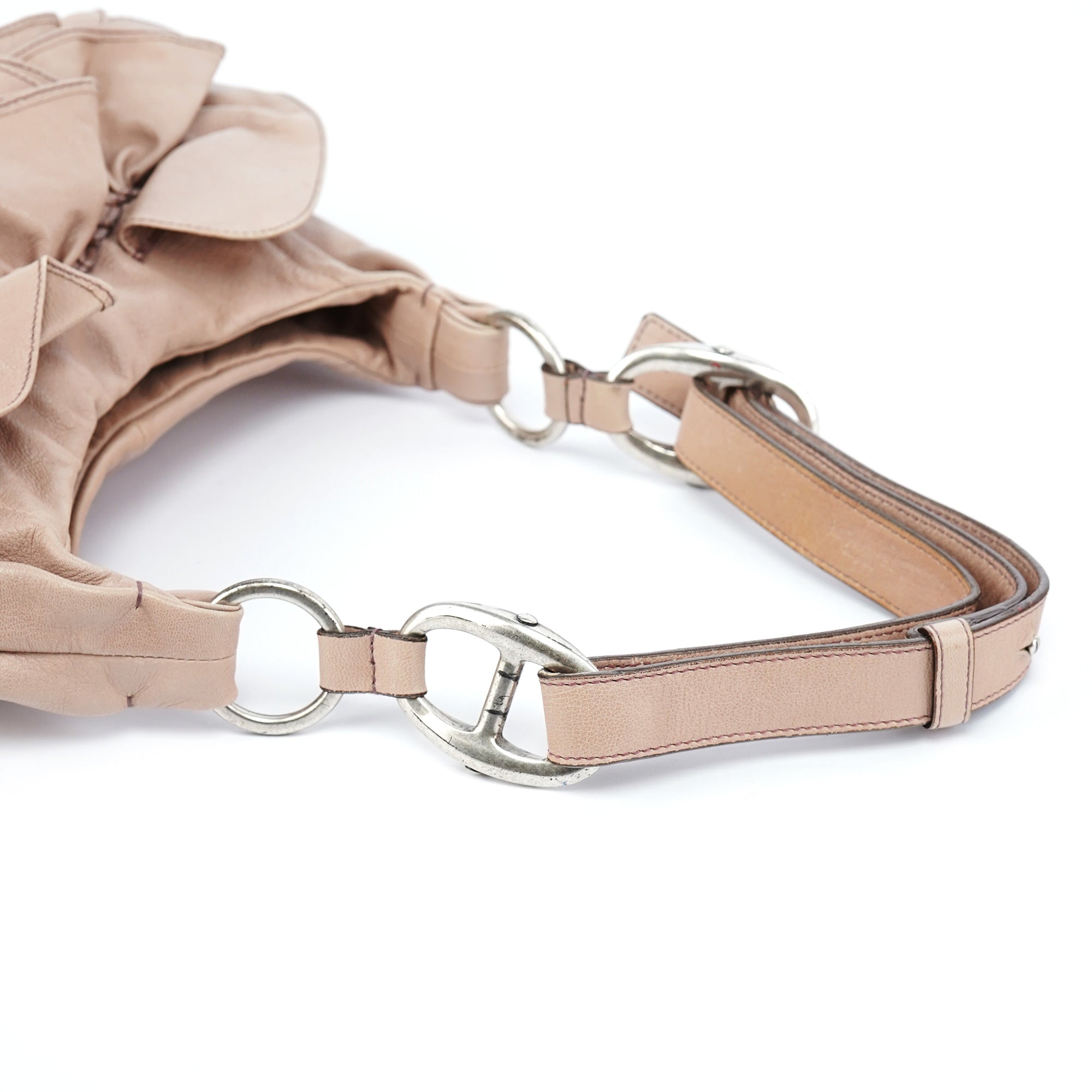 2003 Soft Pink Calfskin Nadja Shoulder Bag