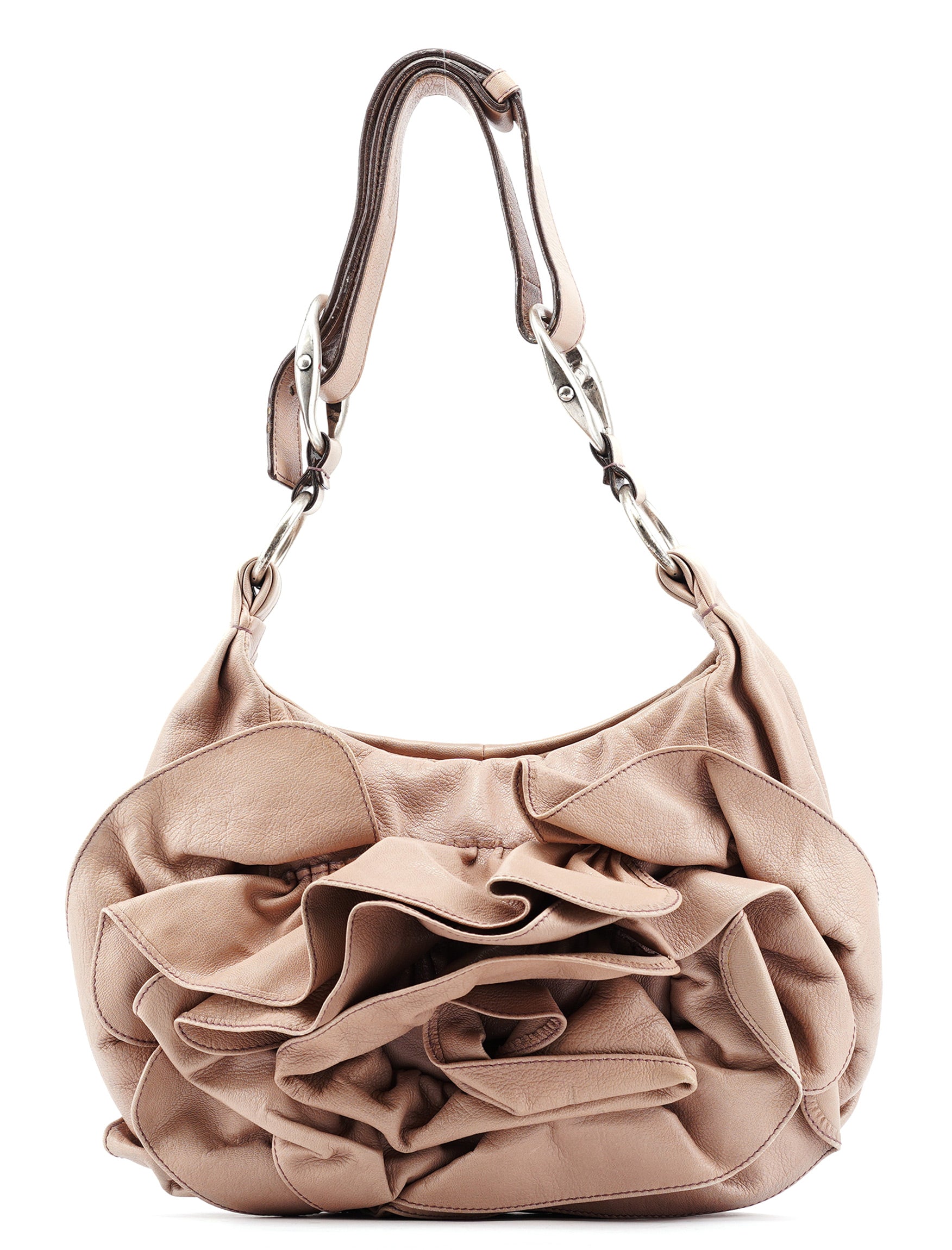 2003 Soft Pink Calfskin Nadja Shoulder Bag