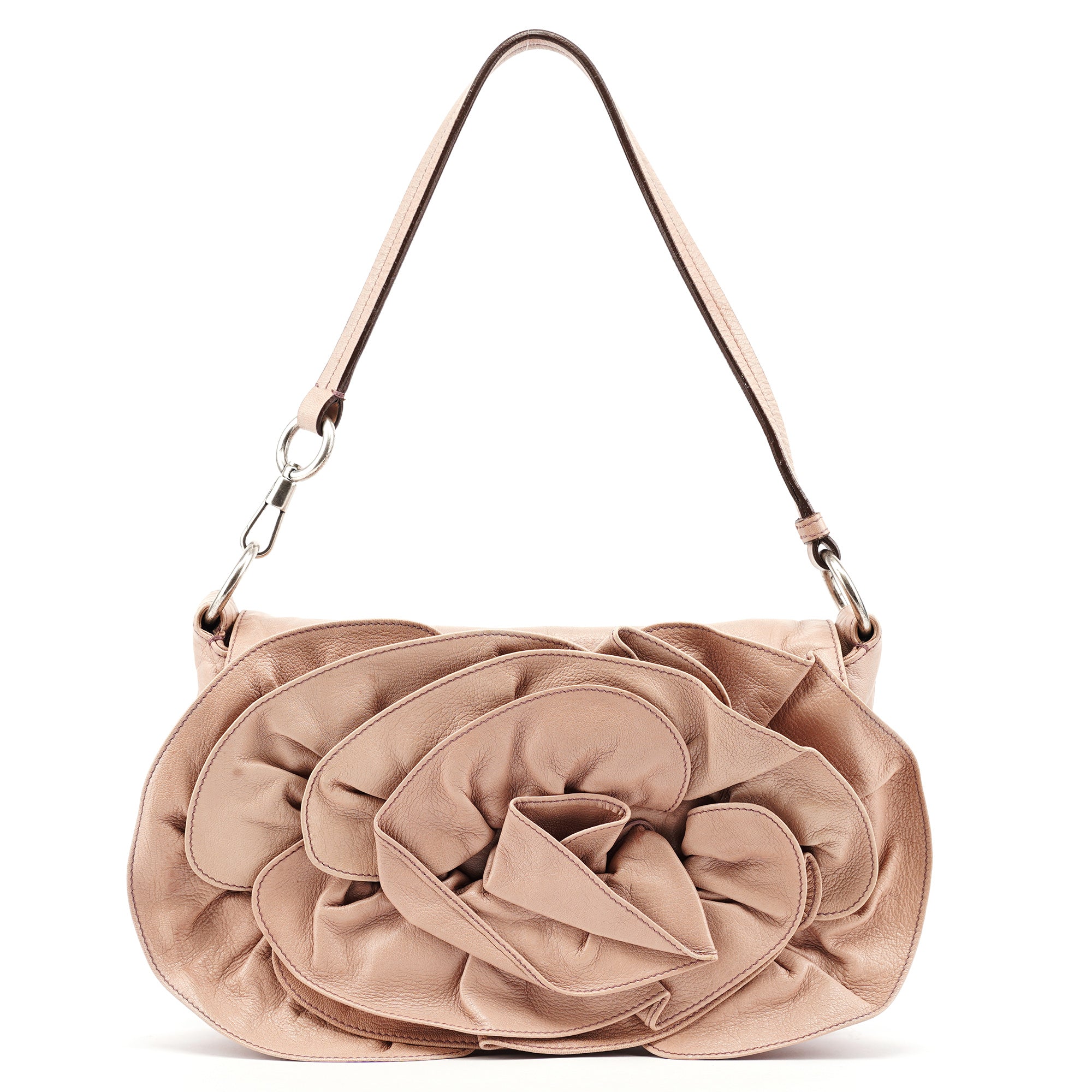 2003 Soft Pink Leather Nadja Shoulder Bag