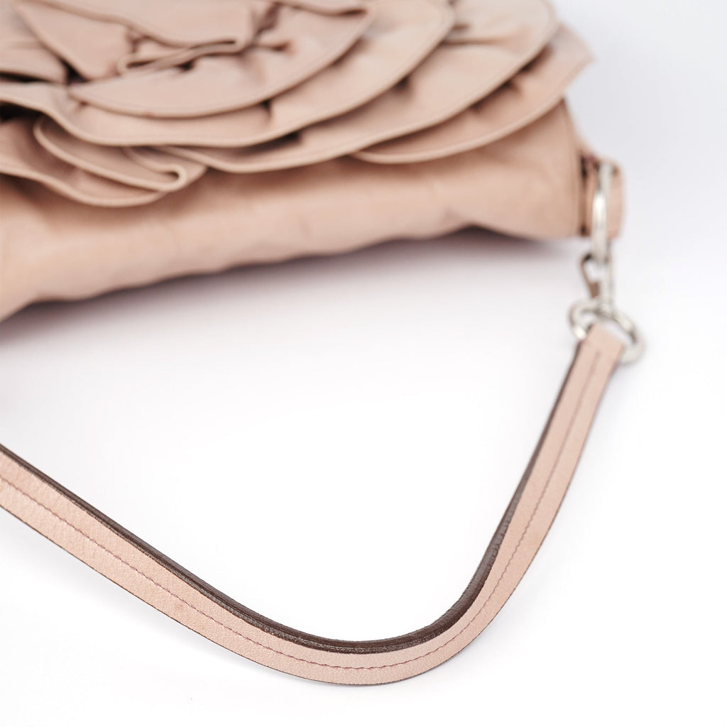 2003 Soft Pink Leather Nadja Shoulder Bag