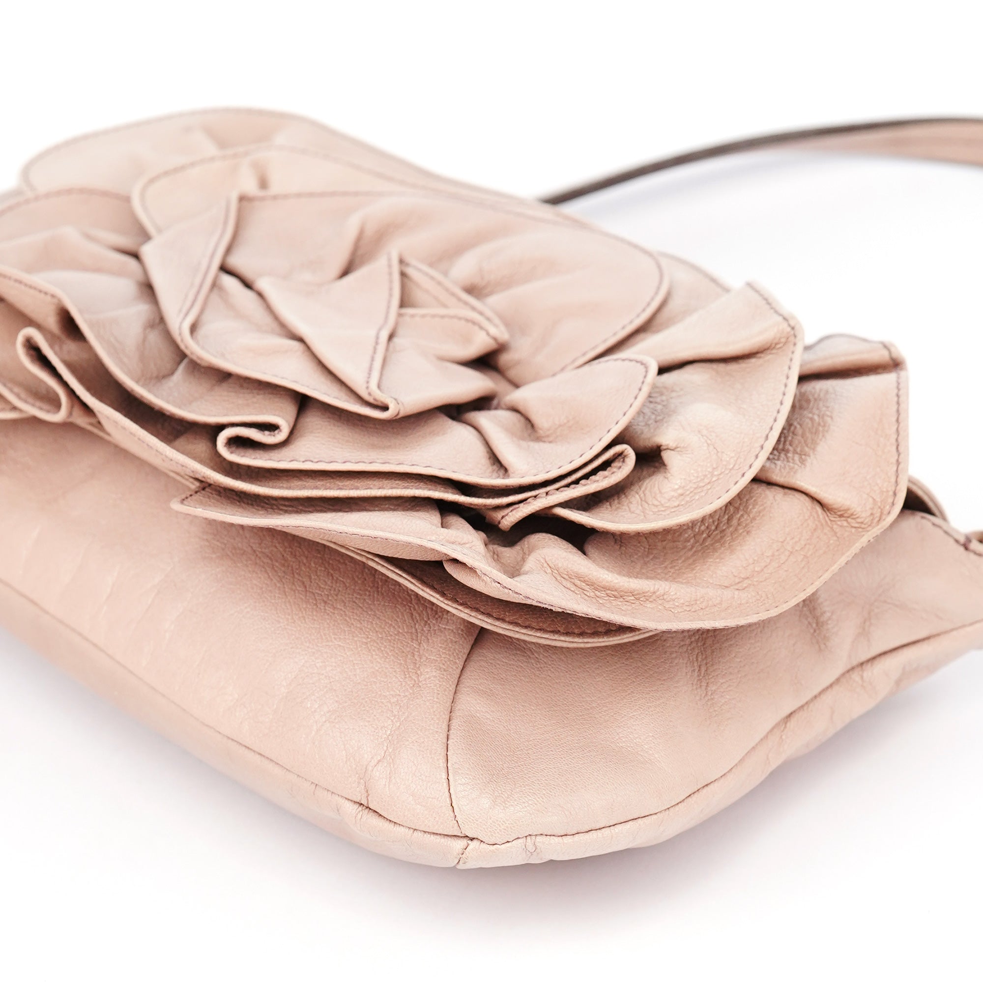 2003 Soft Pink Leather Nadja Shoulder Bag