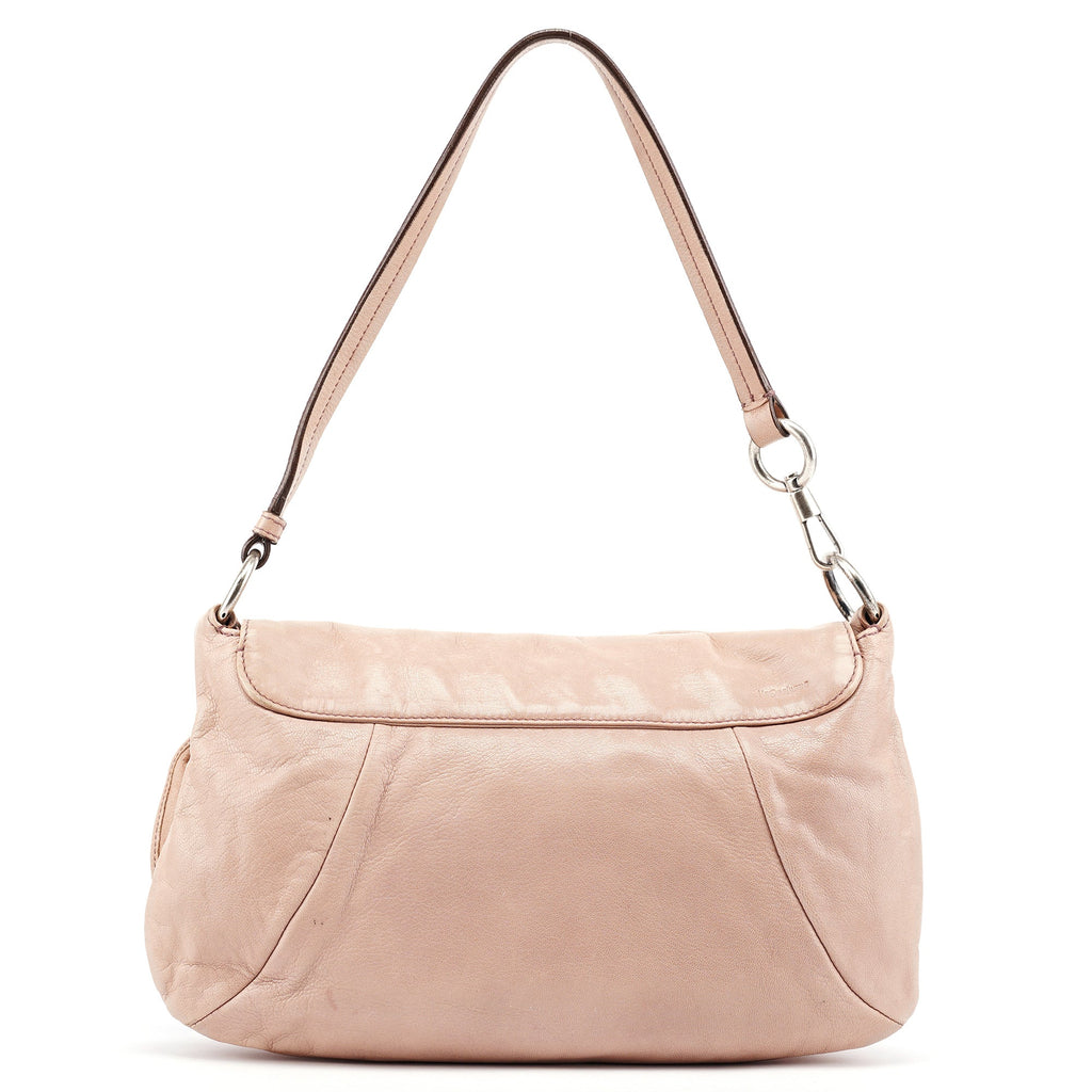 2003 Soft Pink Leather Nadja Shoulder Bag