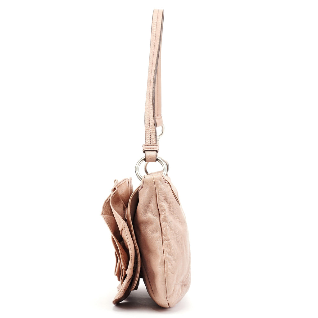 2003 Soft Pink Leather Nadja Shoulder Bag