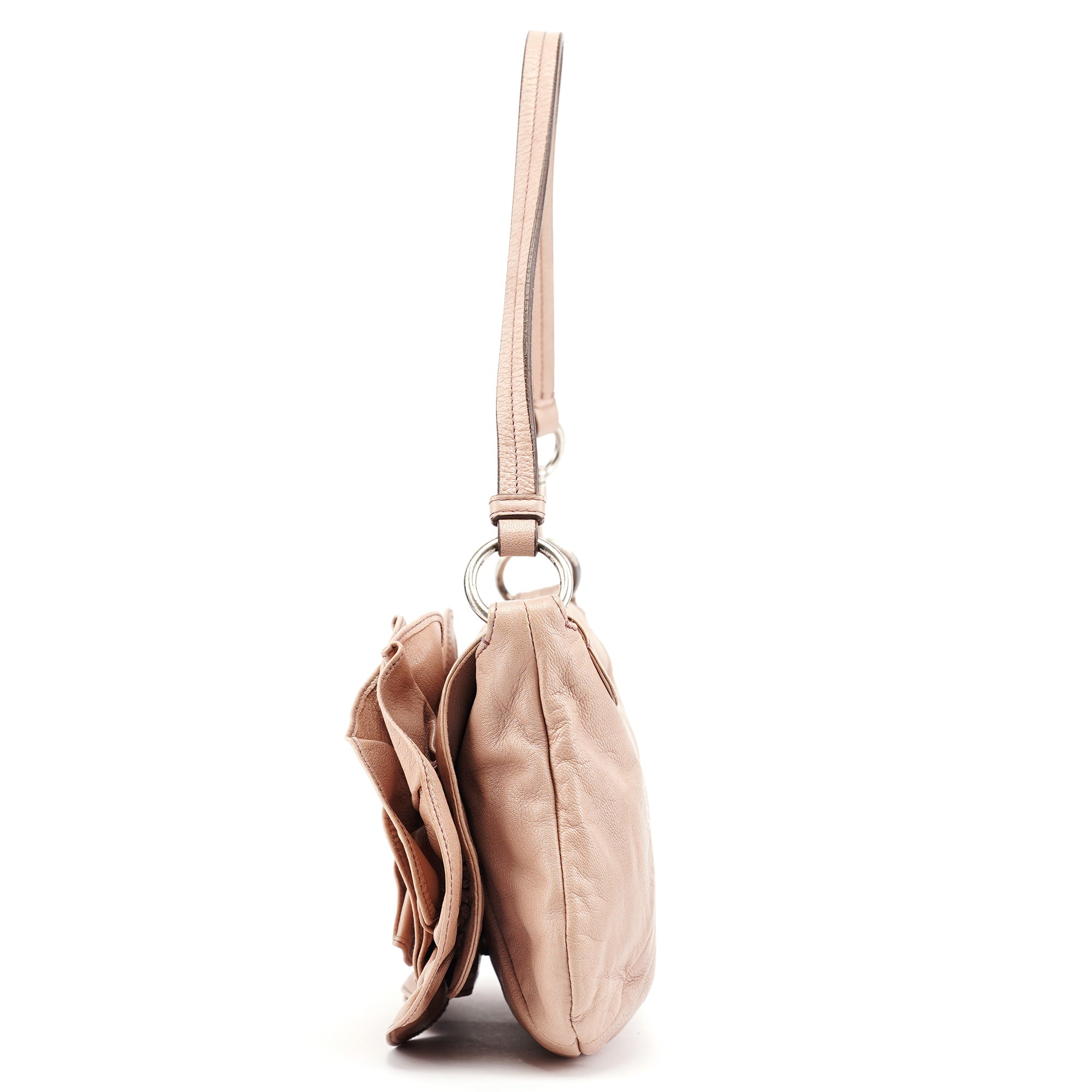 2003 Soft Pink Leather Nadja Shoulder Bag