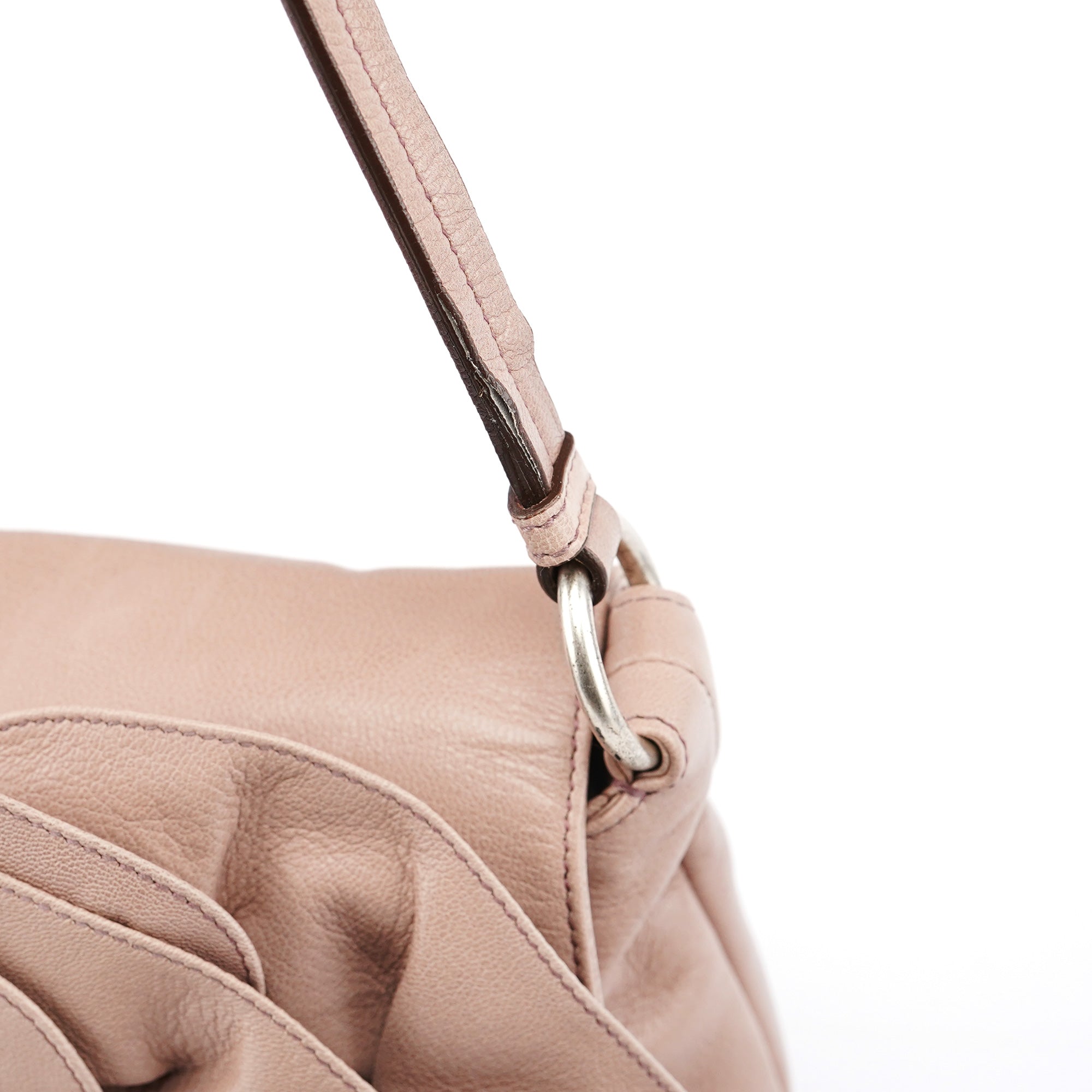 2003 Soft Pink Leather Nadja Shoulder Bag