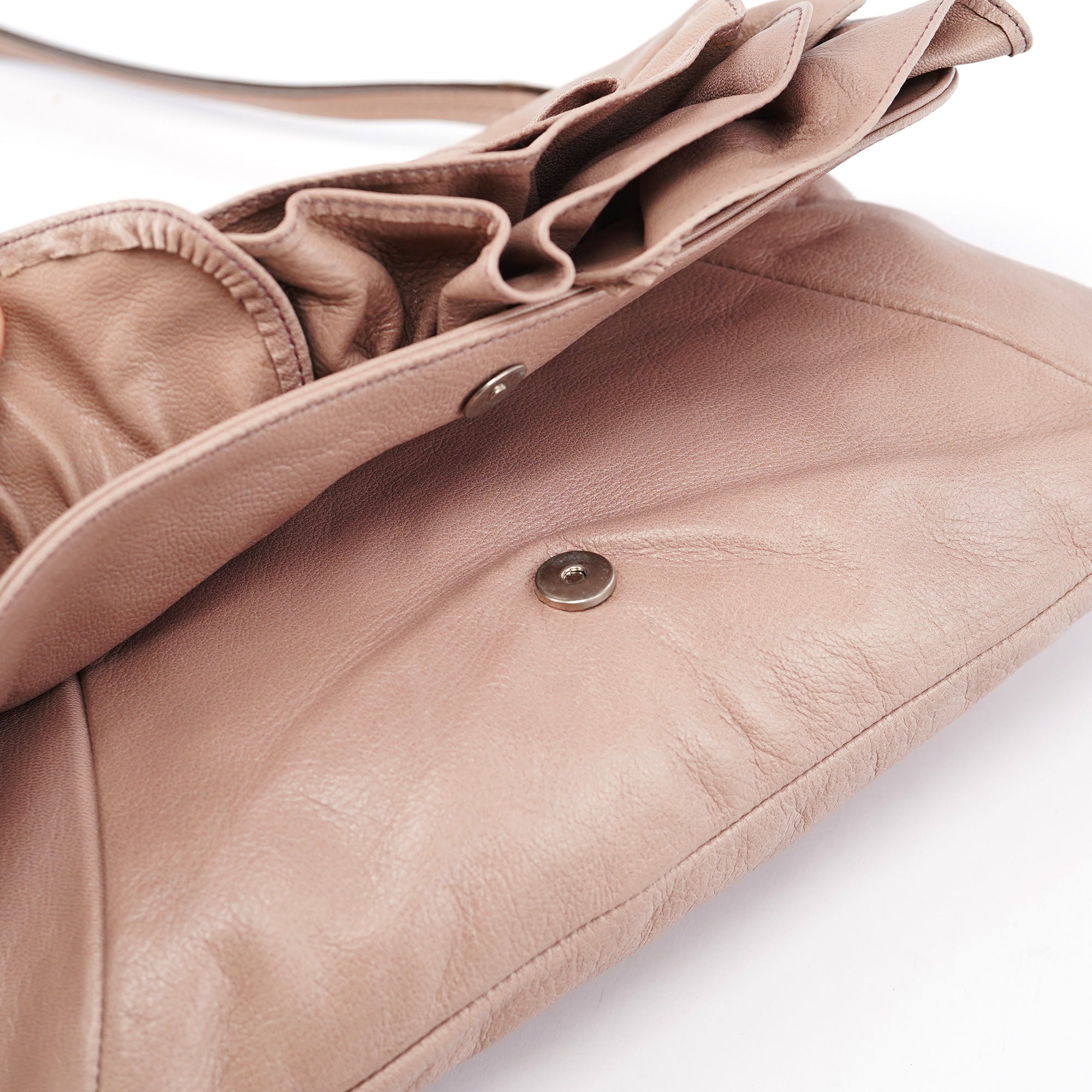 2003 Soft Pink Leather Nadja Shoulder Bag