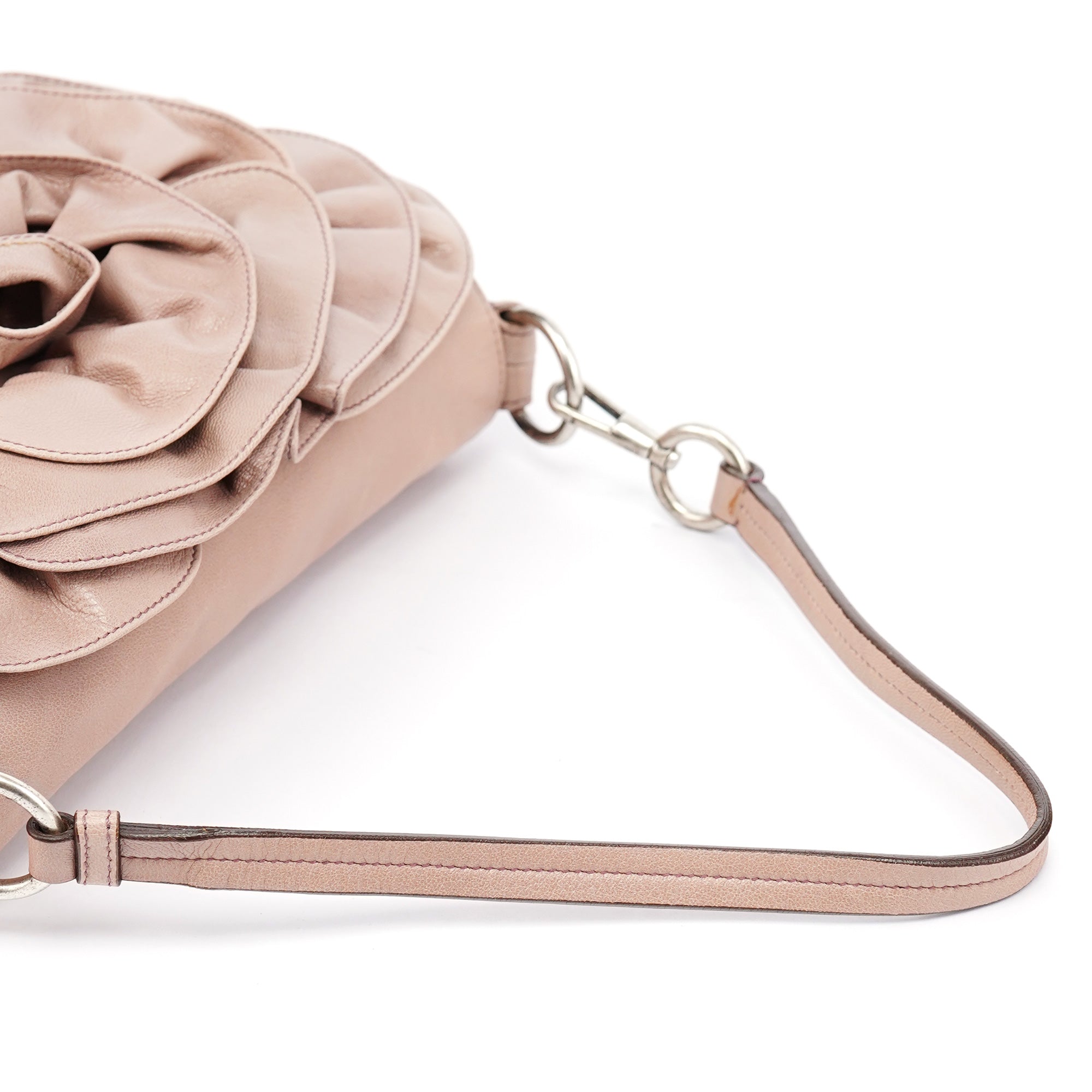 2003 Soft Pink Leather Nadja Shoulder Bag