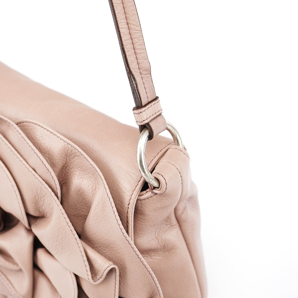 2003 Soft Pink Leather Nadja Shoulder Bag